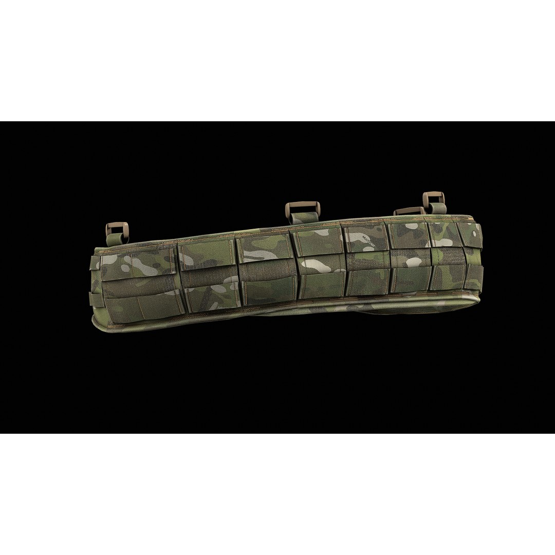 TYR Tactical Gunfighter MAB Belt 3D Model – Low Poly Game Asset, FBX, OBJ - View 22