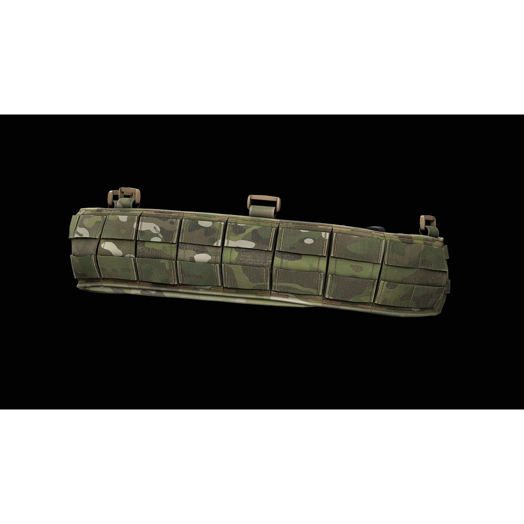 TYR Tactical Gunfighter MAB Belt 3D Model – Low Poly Game Asset, FBX, OBJ - View 9