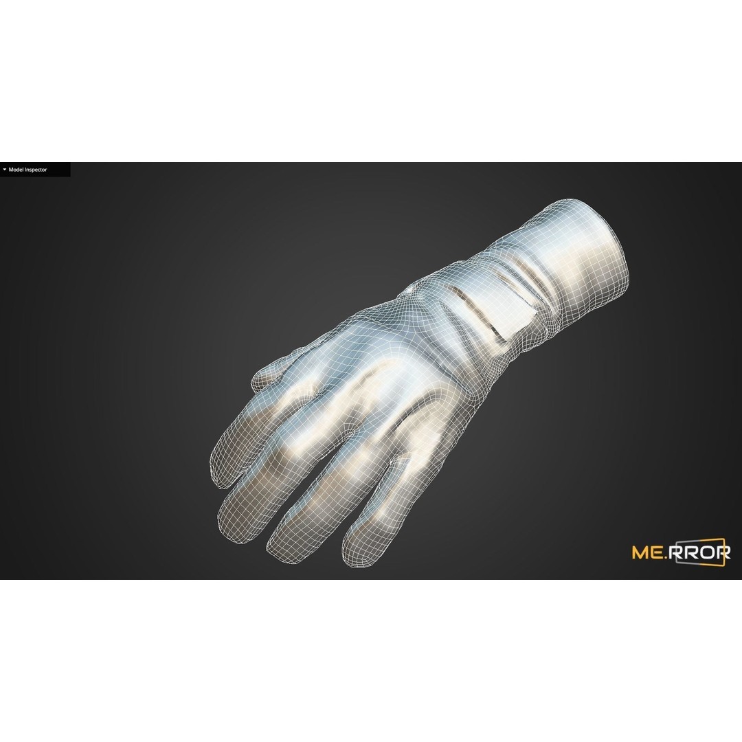 Military Tactical Glove 3D Model – Low Poly Game Ready Asset, FBX, OBJ - View 21
