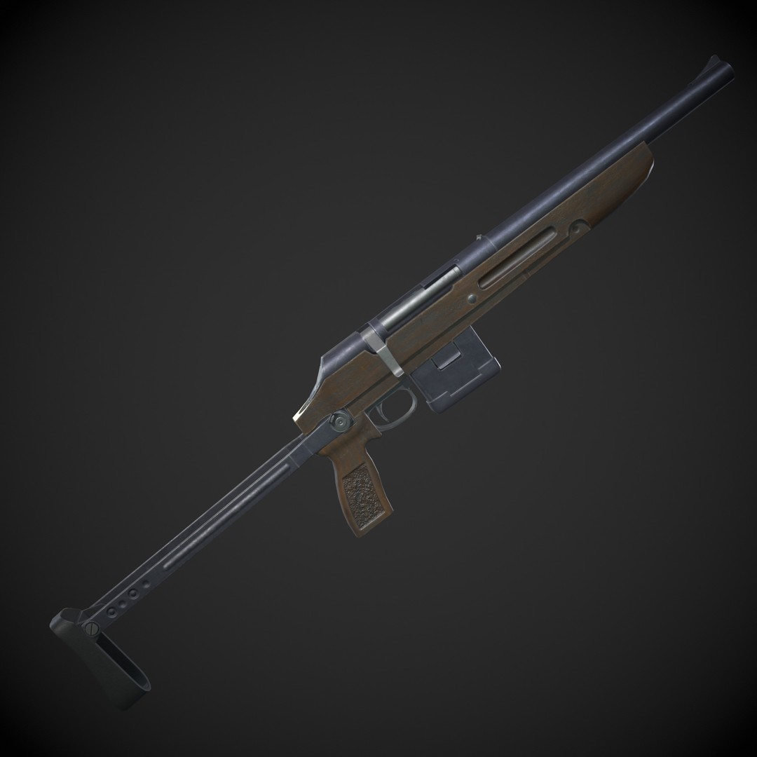 TOZ-106 Shotgun 3D Model – Low Poly Game Asset with PBR Textures