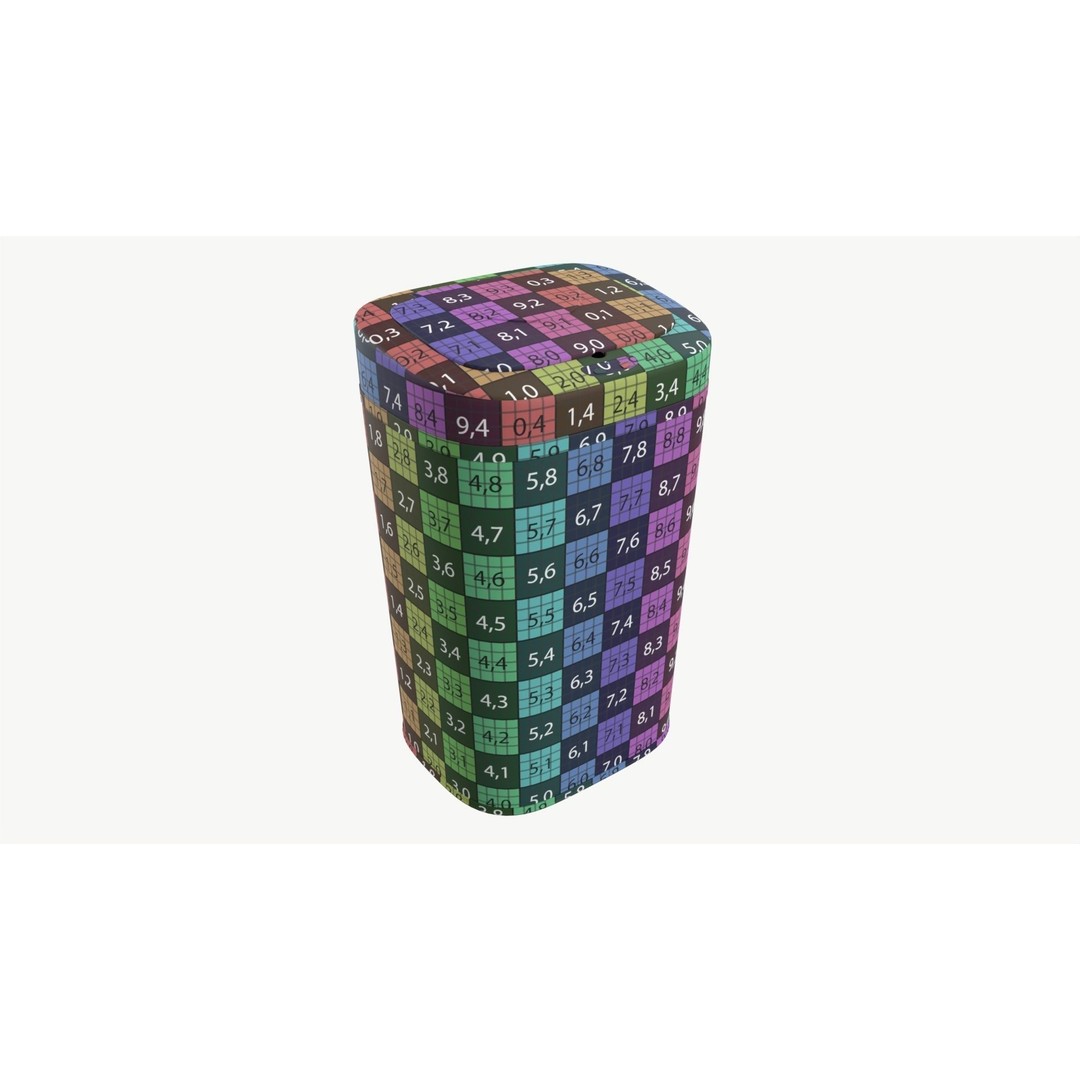 Automatic Sensor Trash Can 3D Model – Modern Smart Furniture, FBX - View 10