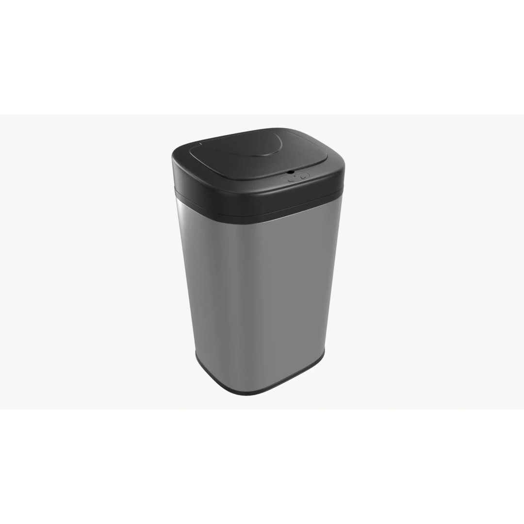 Automatic Sensor Trash Can 3D Model – Modern Smart Furniture, FBX - View 2