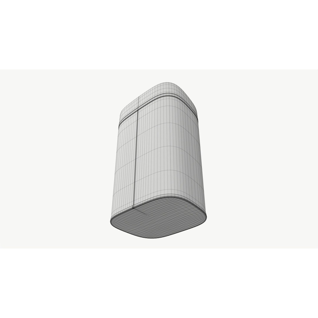 Automatic Sensor Trash Can 3D Model – Modern Smart Furniture, FBX - View 9