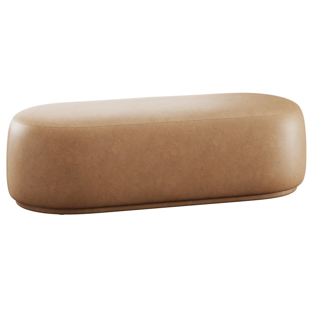 Stock Helsinki Bench 3D Model – Modern Scandinavian Design, FBX - View 12