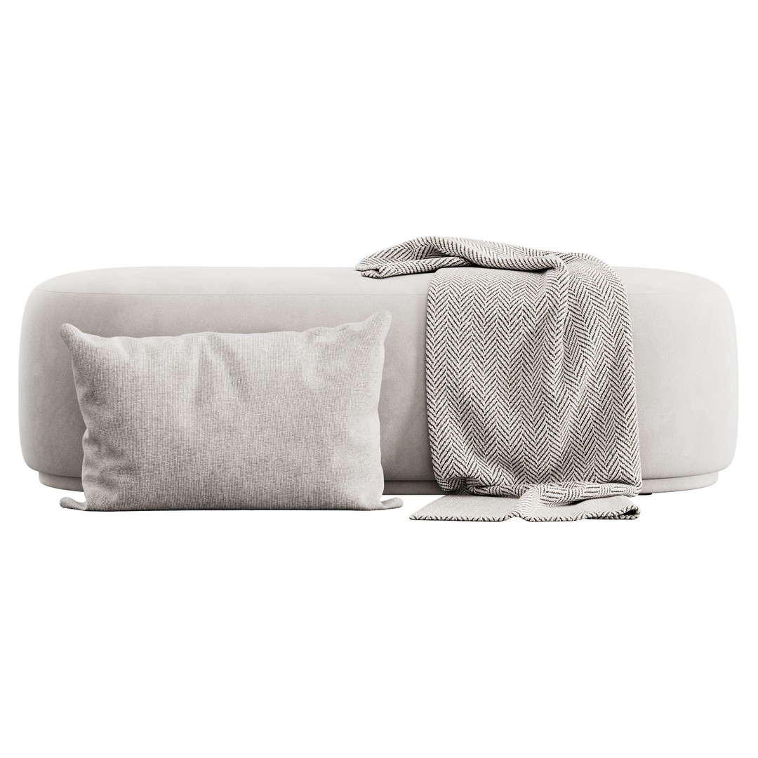 Stock Helsinki Bench 3D Model – Modern Scandinavian Design, FBX - View 16