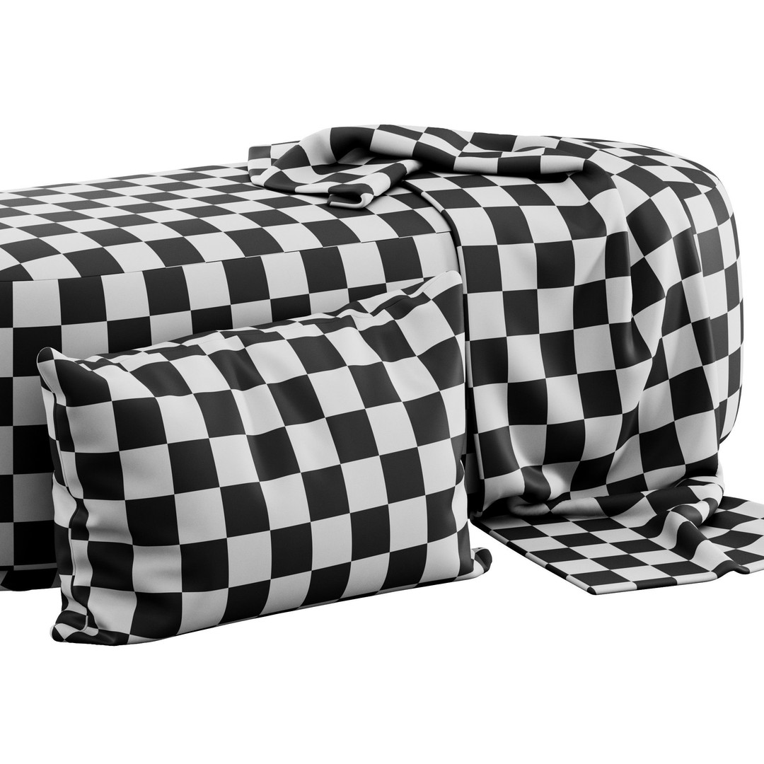 Stock Helsinki Bench 3D Model – Modern Scandinavian Design, FBX - View 21