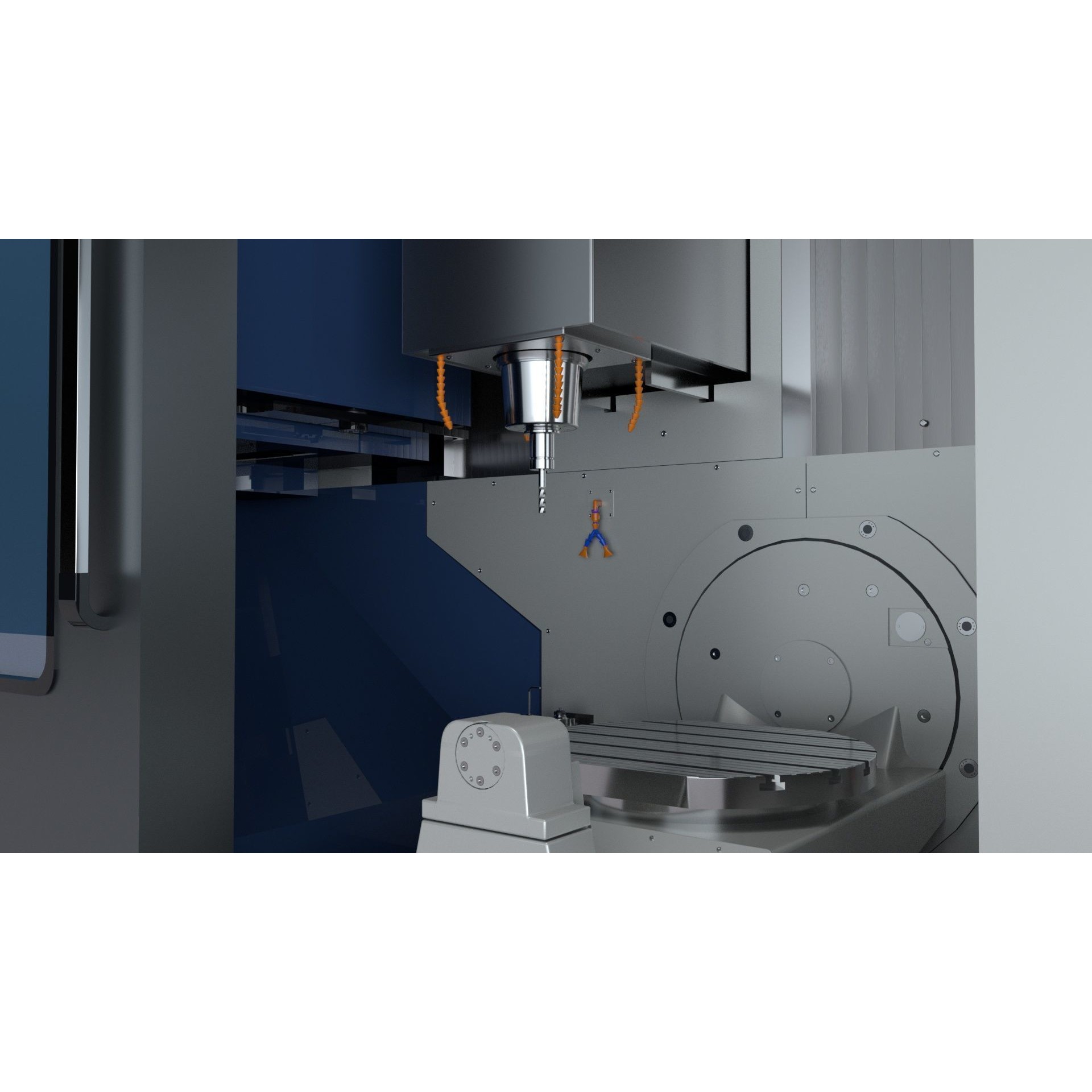 Doosan Milling CNC Machine - Rigged 3D Model - View 50