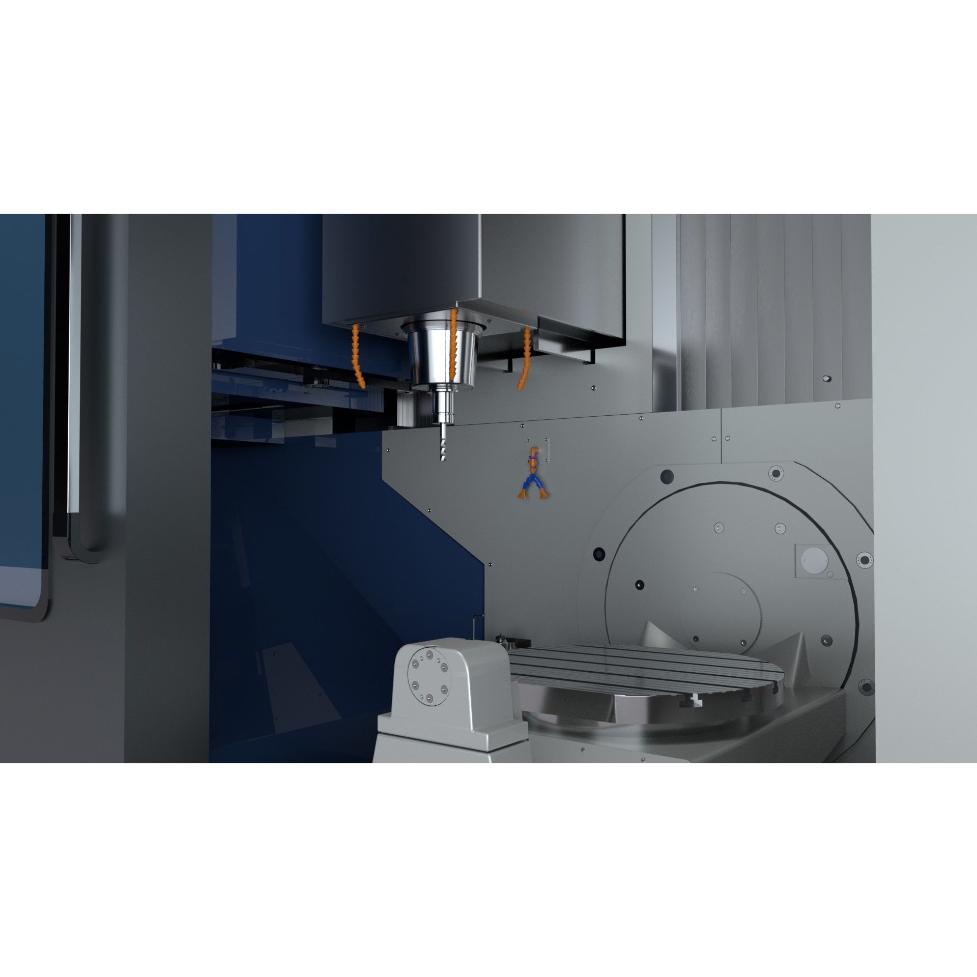 Doosan Milling CNC Machine - Rigged 3D Model - View 51