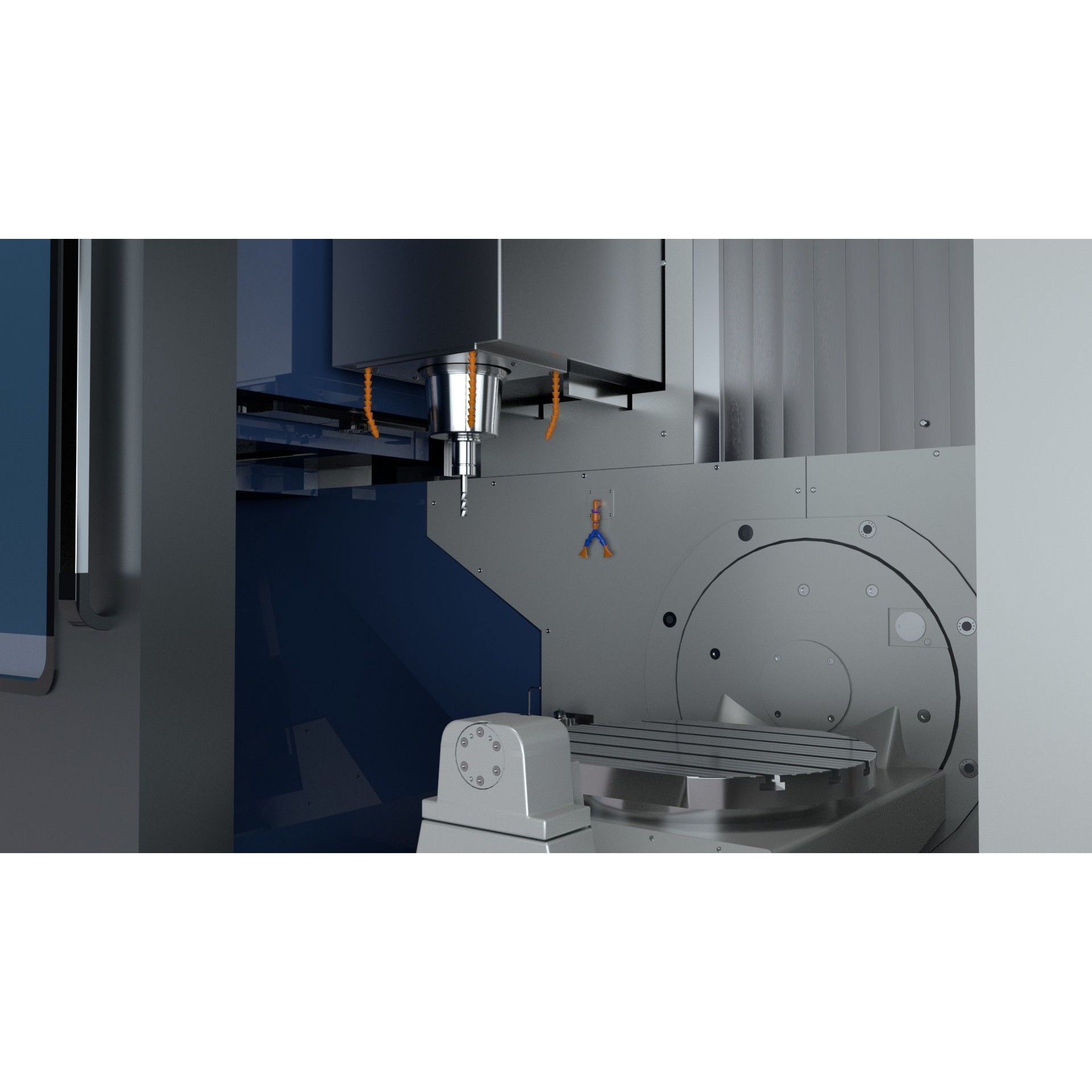 Doosan Milling CNC Machine - Rigged 3D Model - View 52