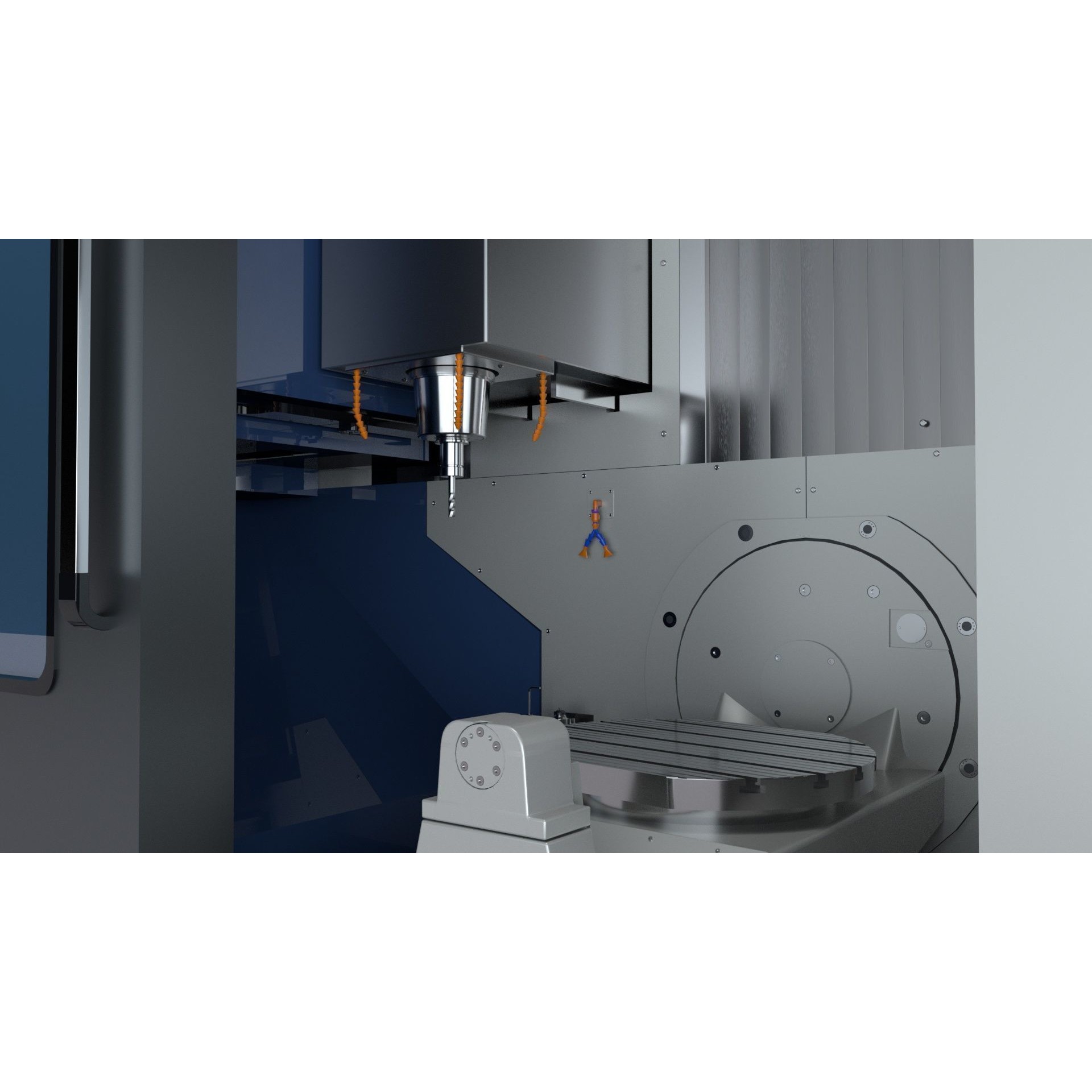 Doosan Milling CNC Machine - Rigged 3D Model - View 54