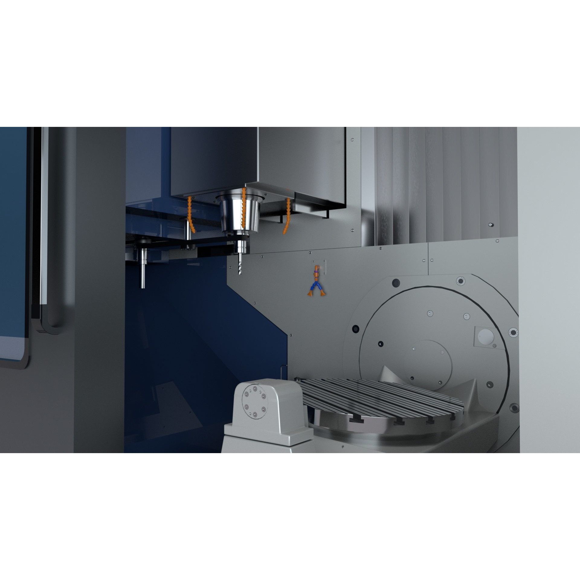 Doosan Milling CNC Machine - Rigged 3D Model - View 56