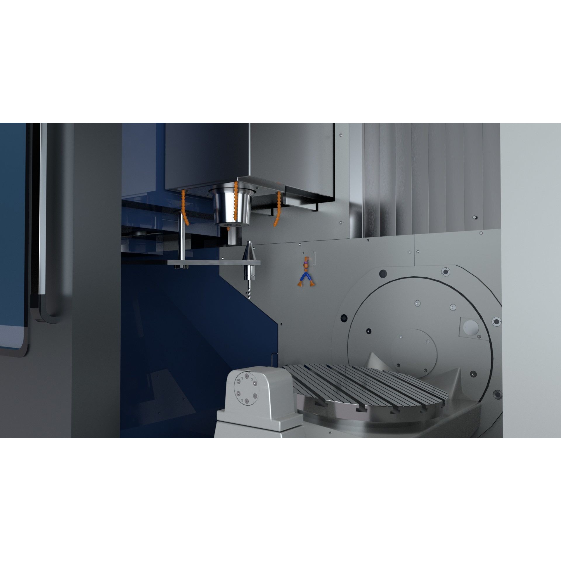 Doosan Milling CNC Machine - Rigged 3D Model - View 57