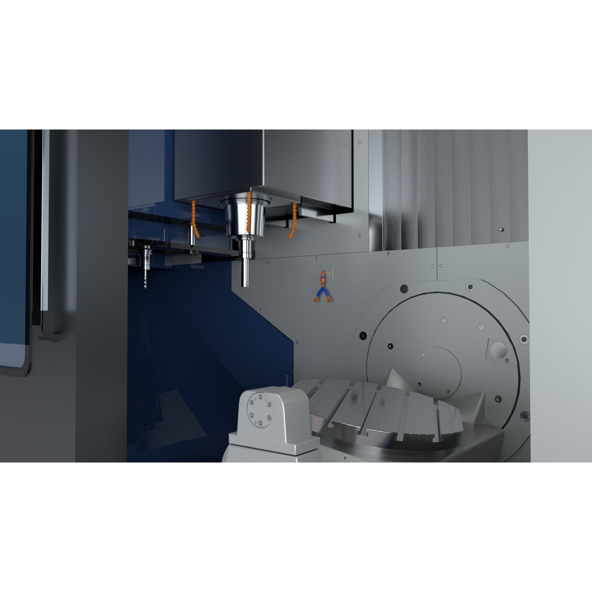 Doosan Milling CNC Machine - Rigged 3D Model - View 59