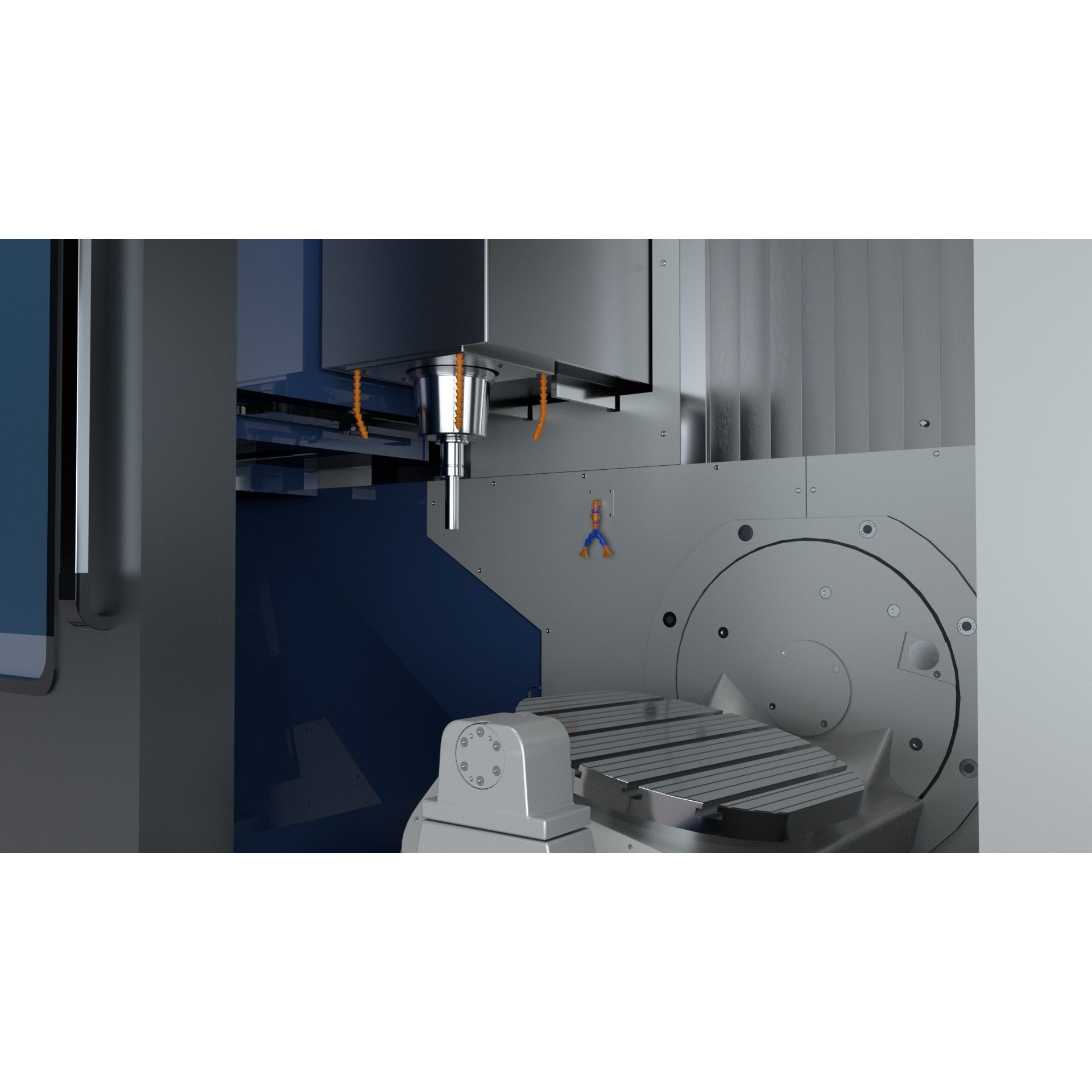 Doosan Milling CNC Machine - Rigged 3D Model - View 61