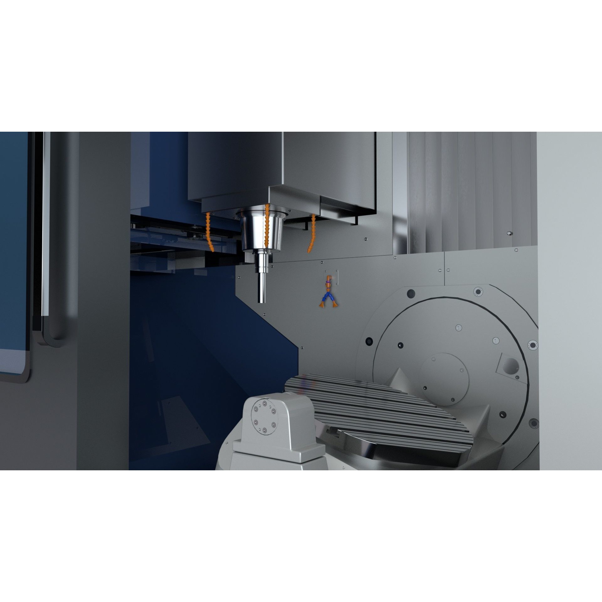 Doosan Milling CNC Machine - Rigged 3D Model - View 63