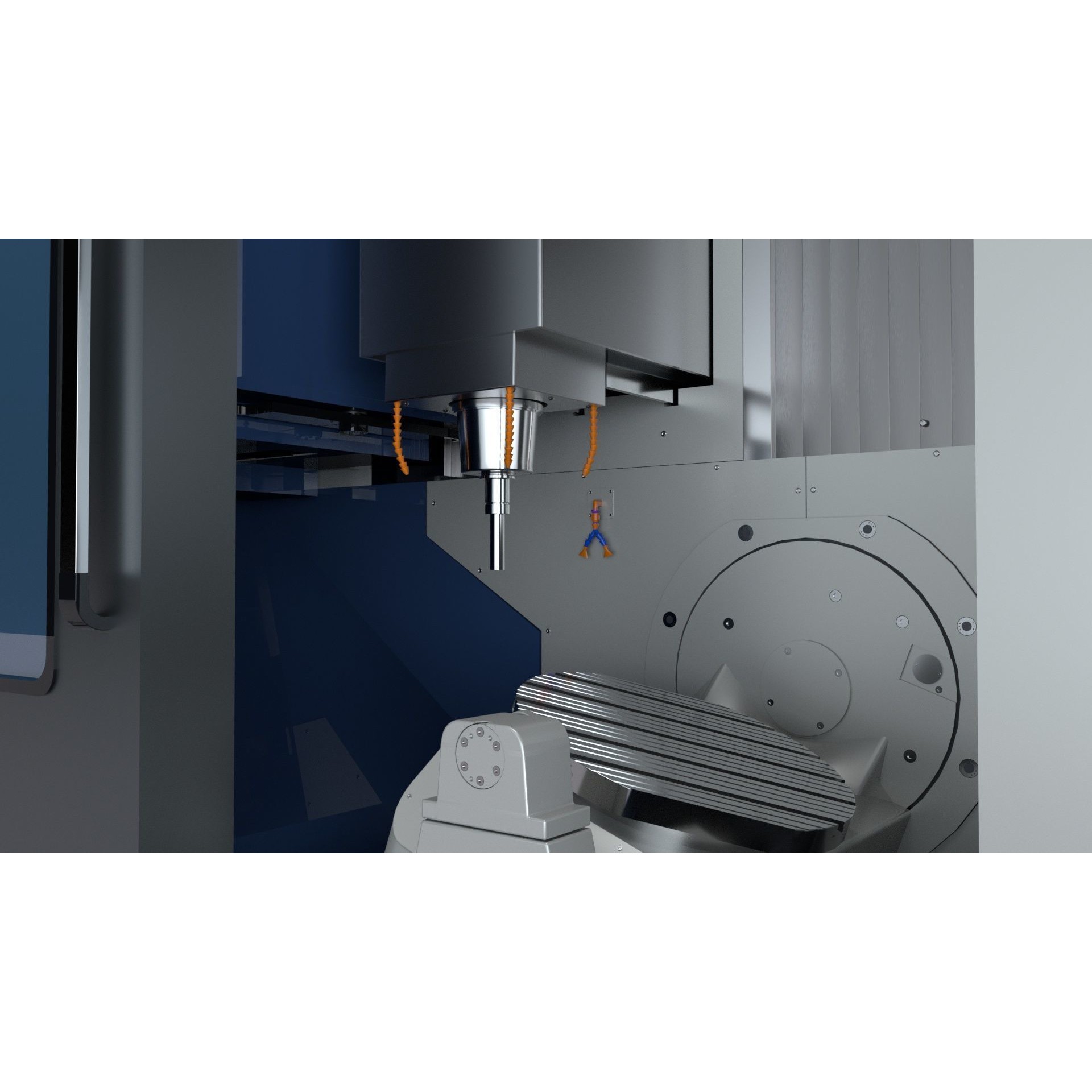 Doosan Milling CNC Machine - Rigged 3D Model - View 64