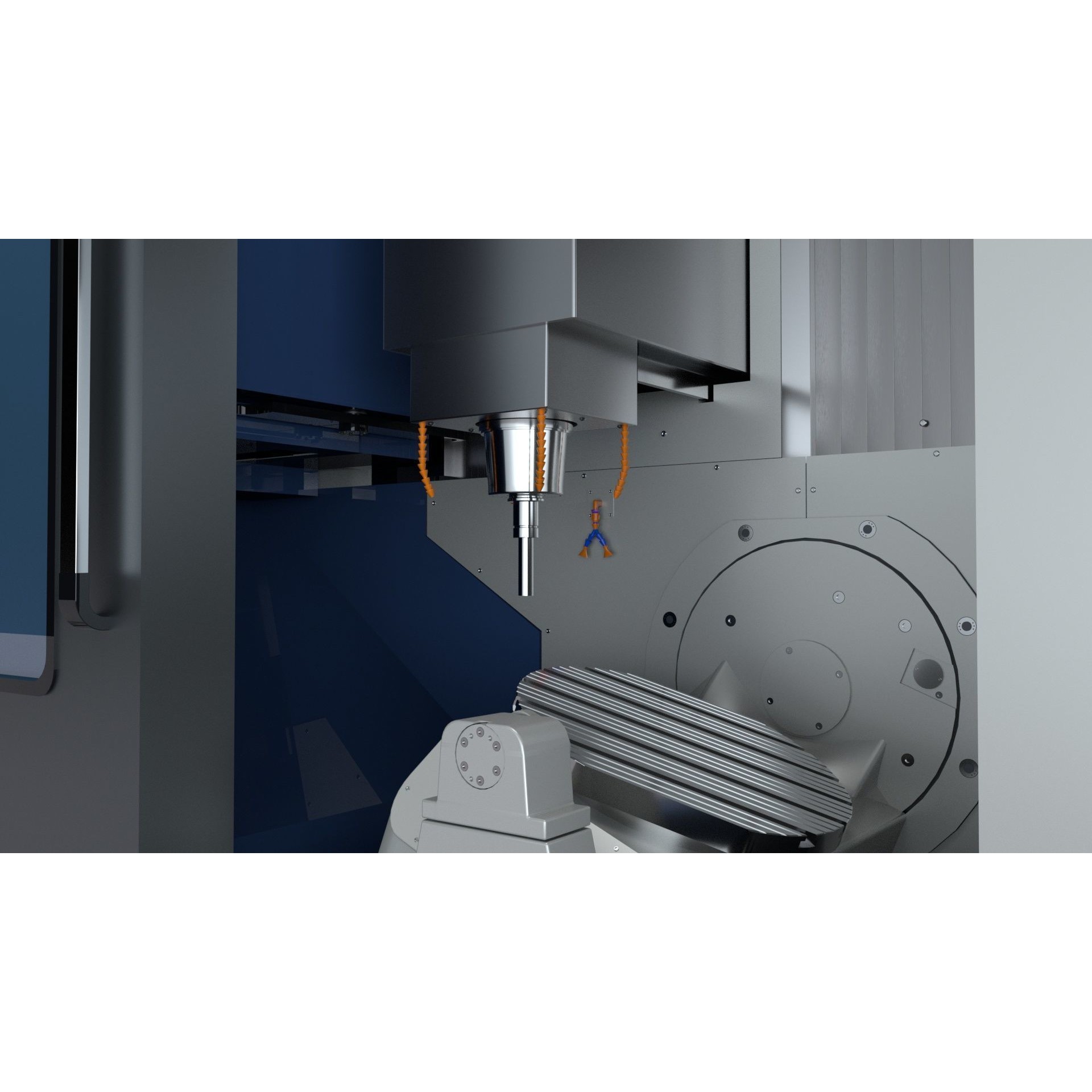 Doosan Milling CNC Machine - Rigged 3D Model - View 65