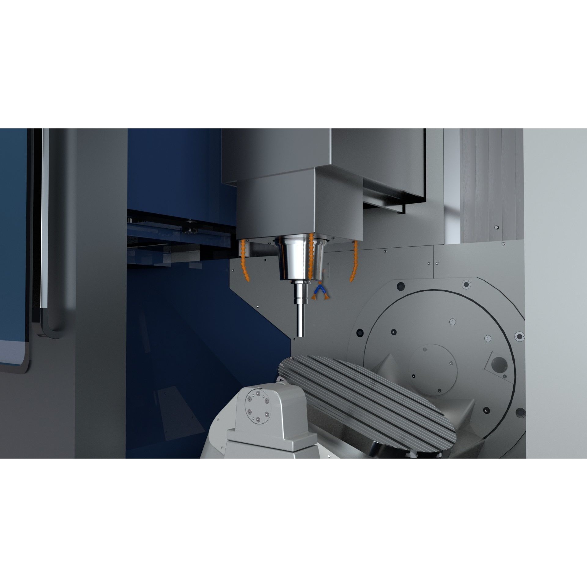 Doosan Milling CNC Machine - Rigged 3D Model - View 66