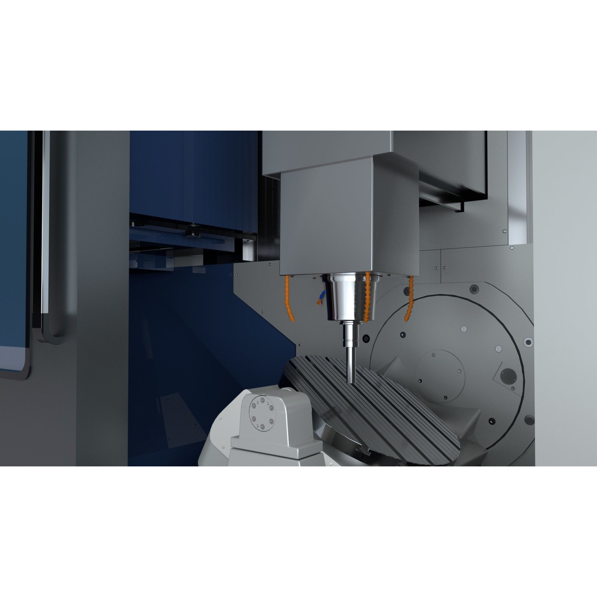 Doosan Milling CNC Machine - Rigged 3D Model - View 68