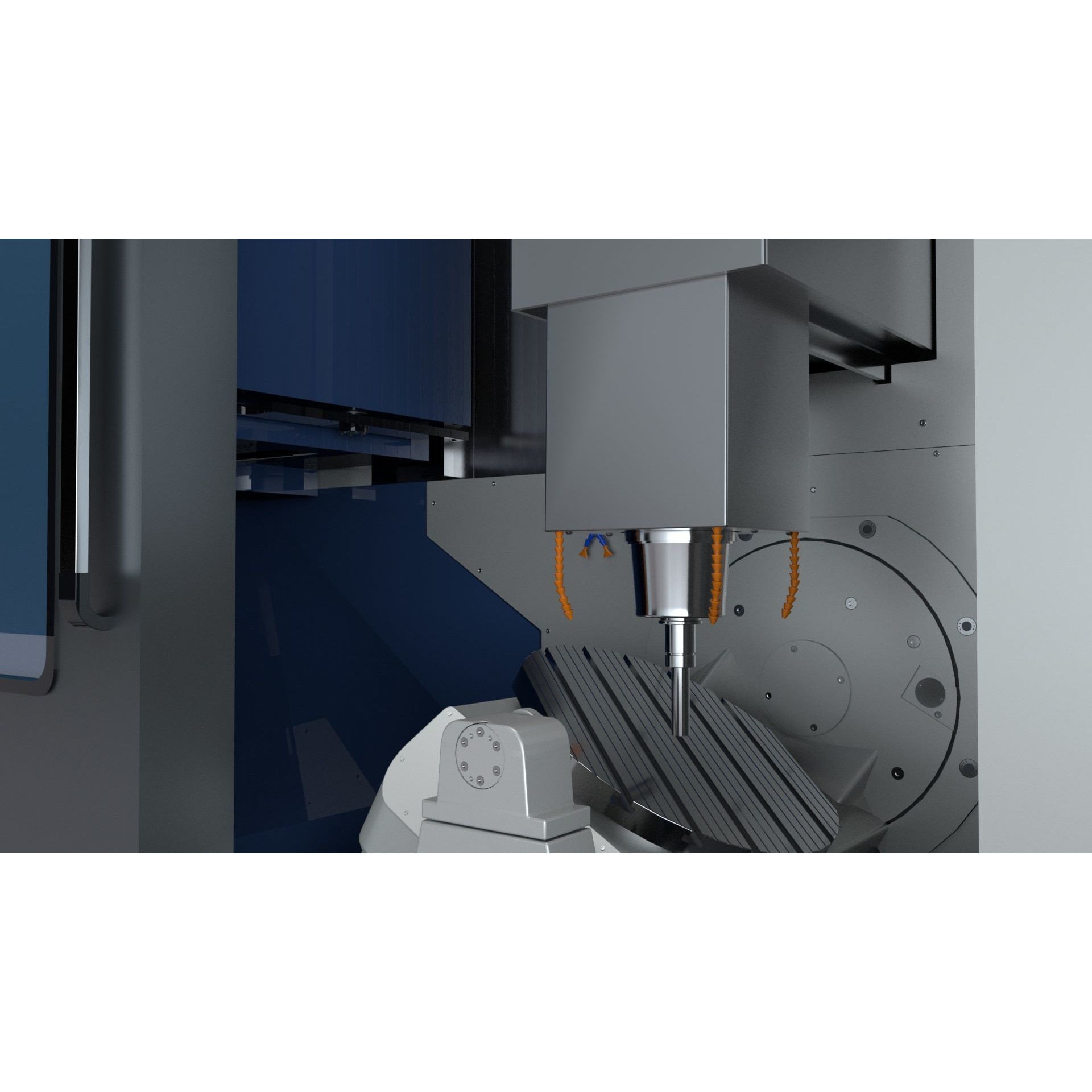 Doosan Milling CNC Machine - Rigged 3D Model - View 69