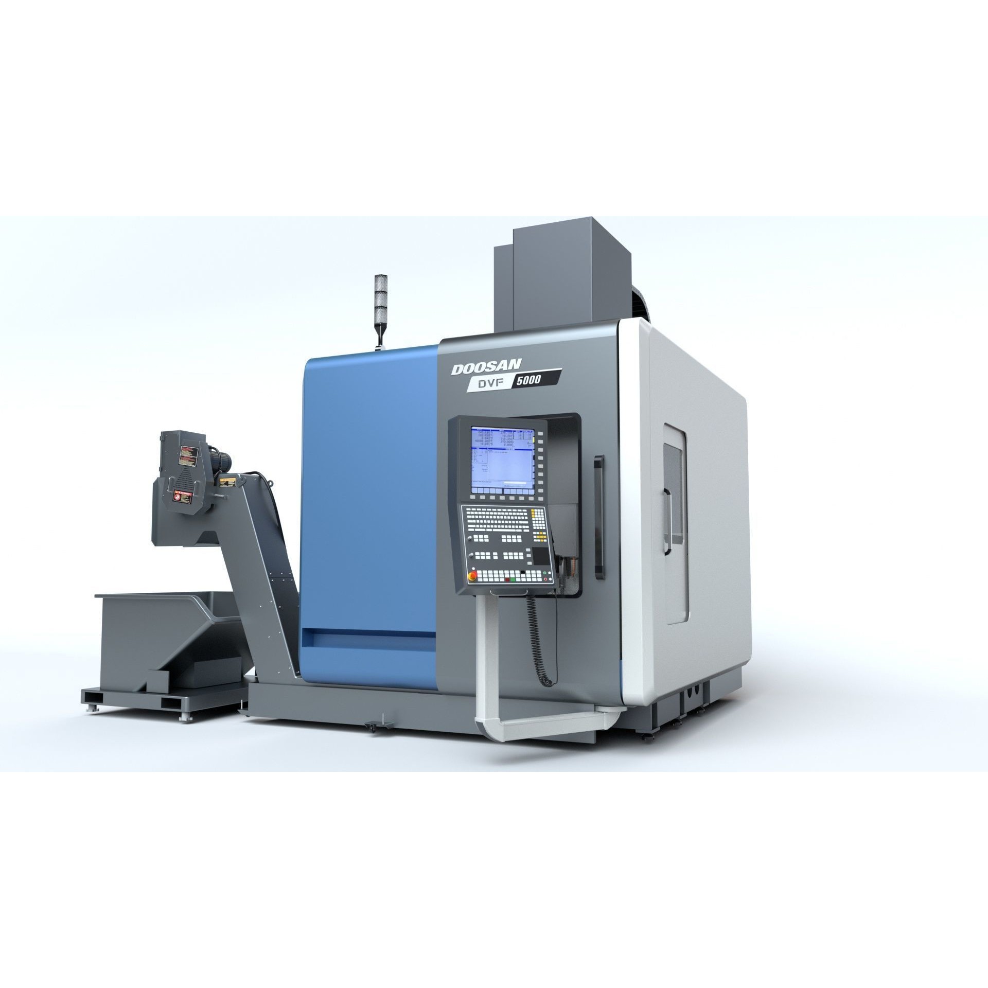 Doosan Milling CNC Machine - Rigged 3D Model - View 71