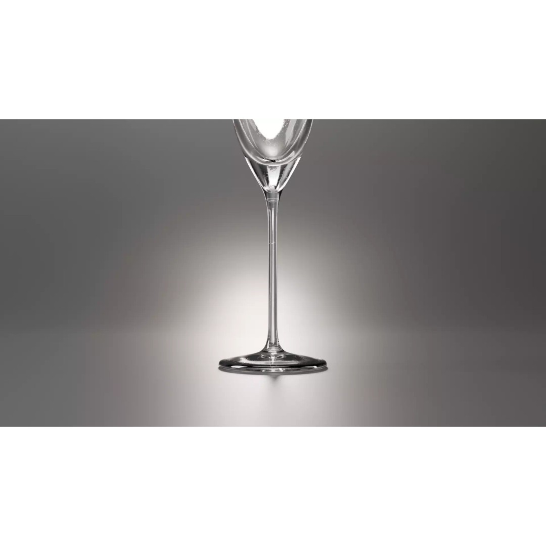 Champagne Glass 3D Model – Low Poly PBR Kitchenware, FBX, OBJ - View 3