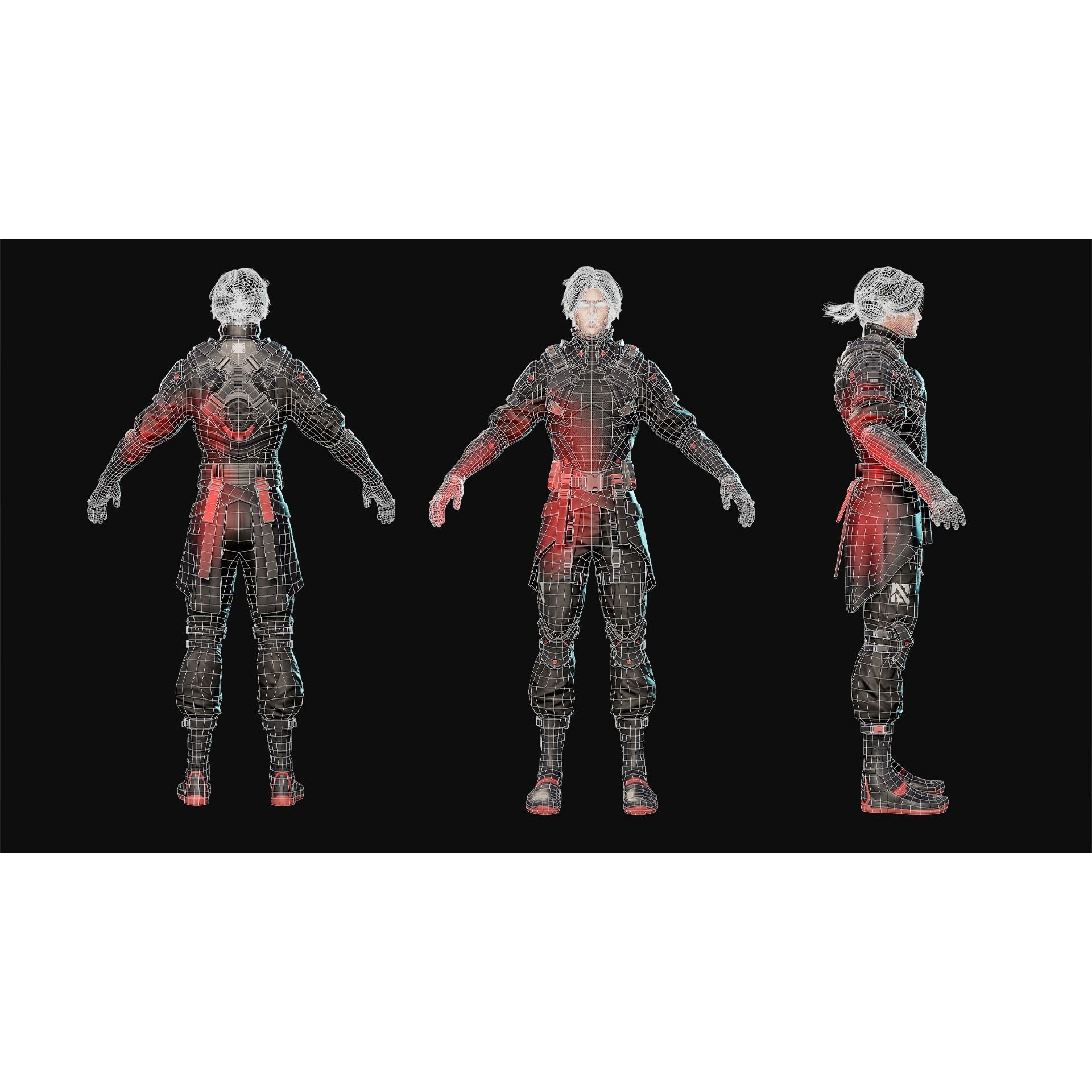 Stellar Rogue - Low-Poly Game-Ready 3D Model