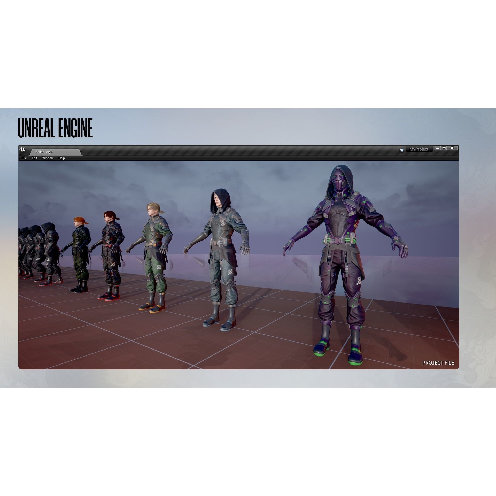 Stellar Rogue - Low-Poly Game-Ready 3D Model - View 21