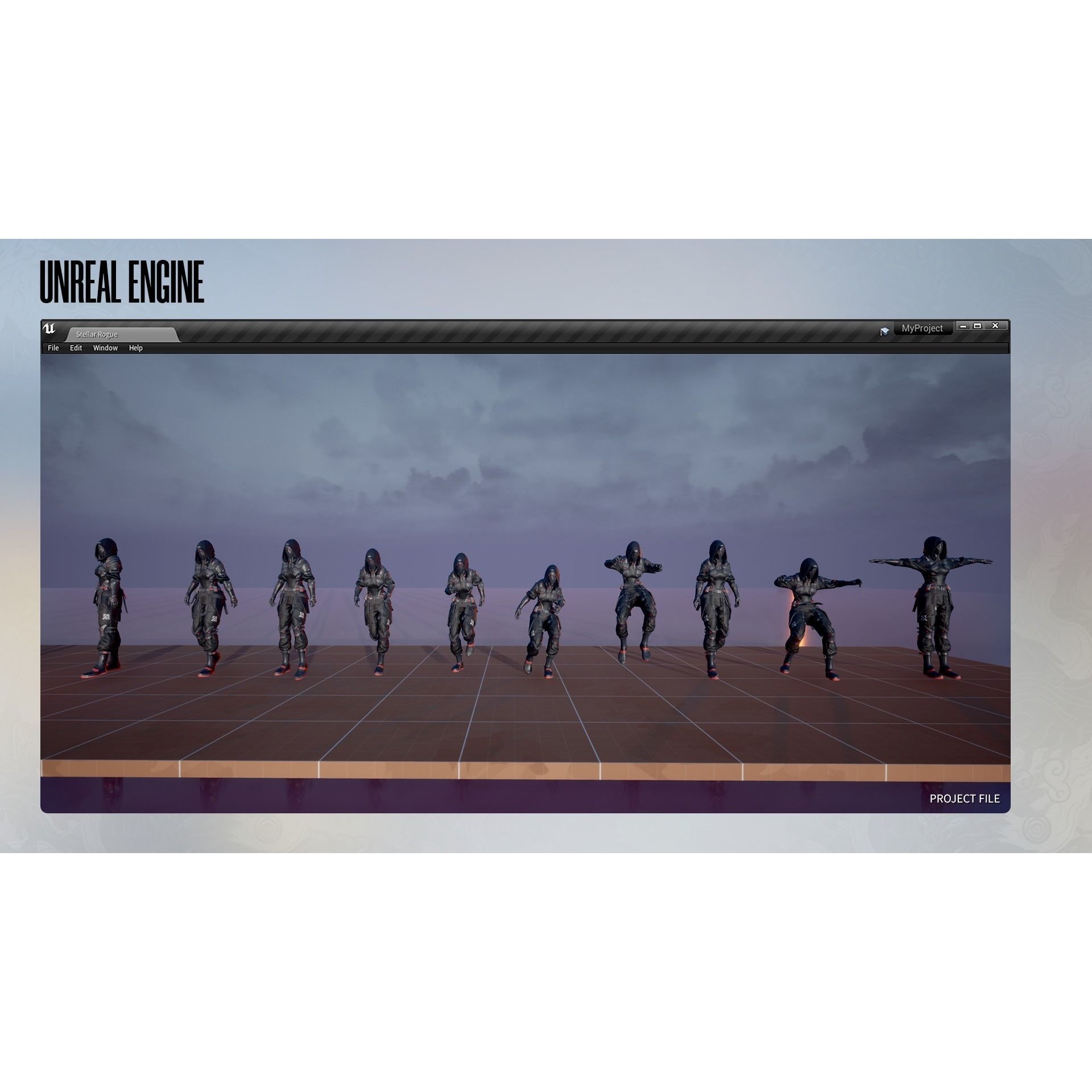 Stellar Rogue - Low-Poly Game-Ready 3D Model - View 22