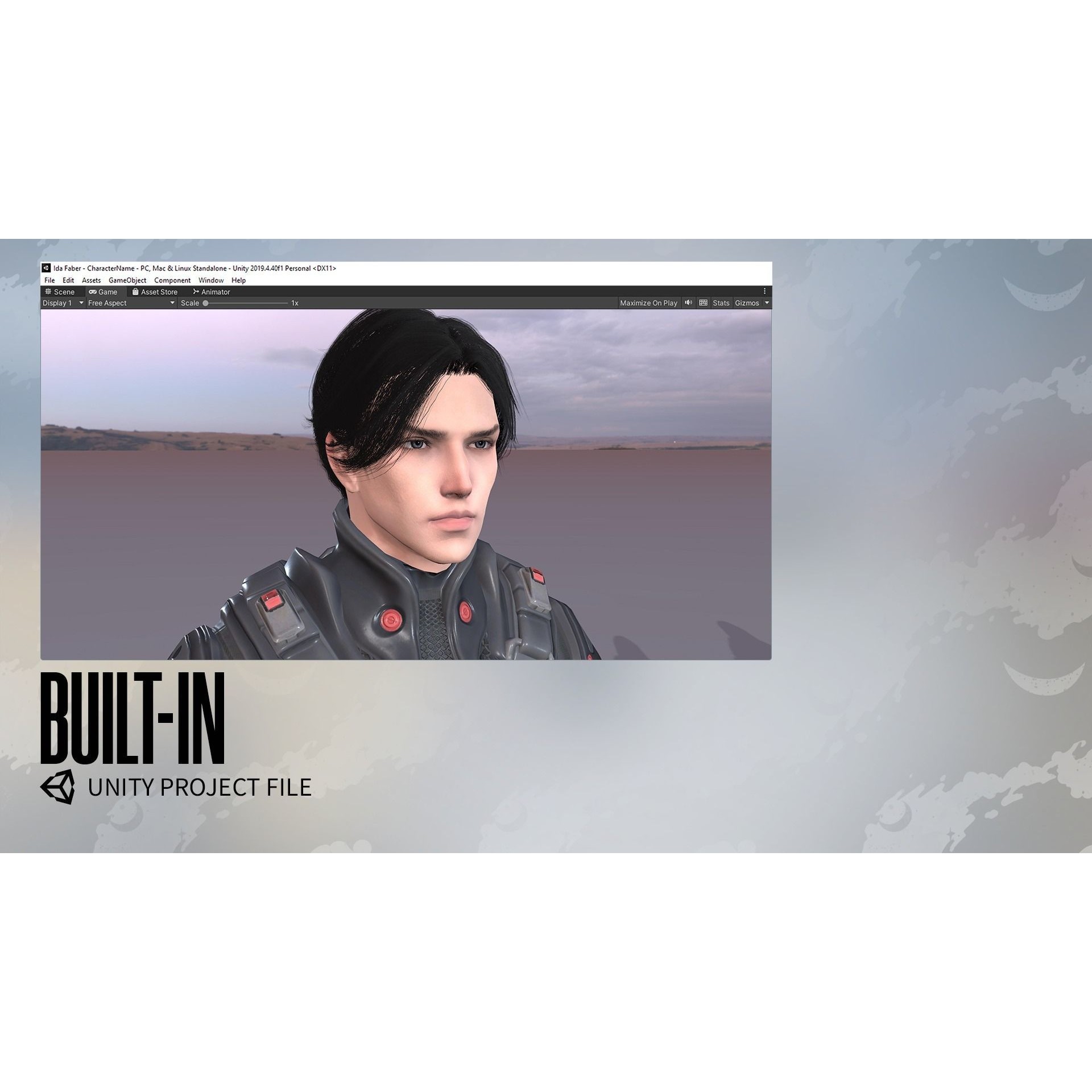 Stellar Rogue - Low-Poly Game-Ready 3D Model - View 24