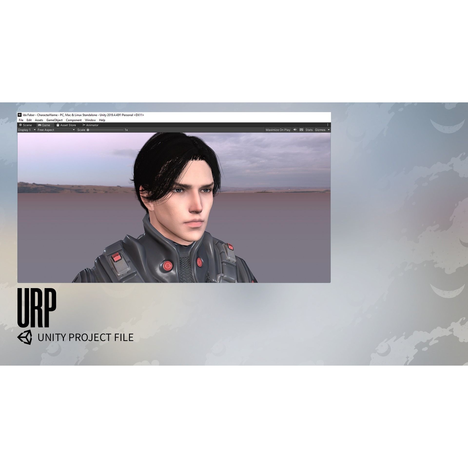 Stellar Rogue - Low-Poly Game-Ready 3D Model - View 25