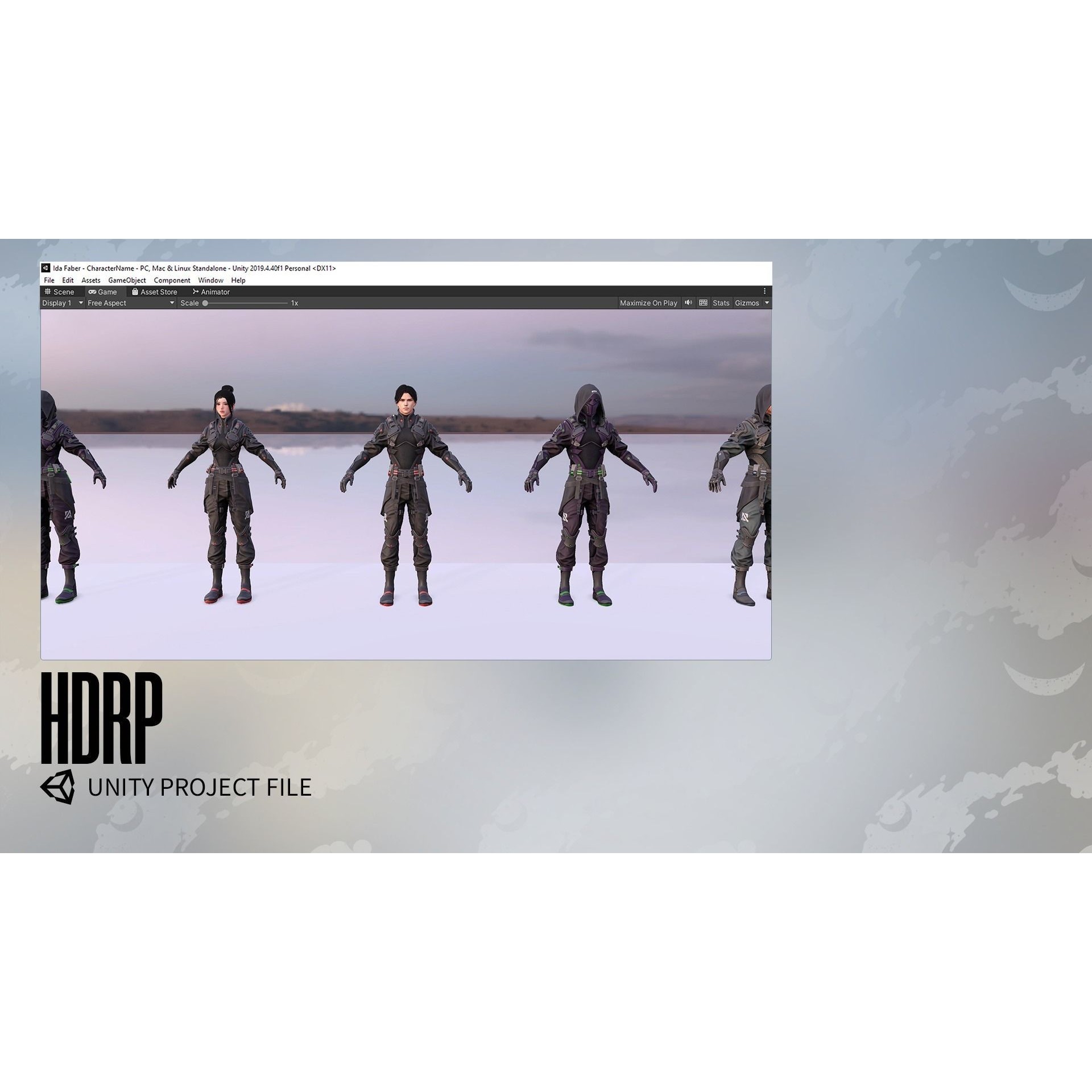 Stellar Rogue - Low-Poly Game-Ready 3D Model - View 29