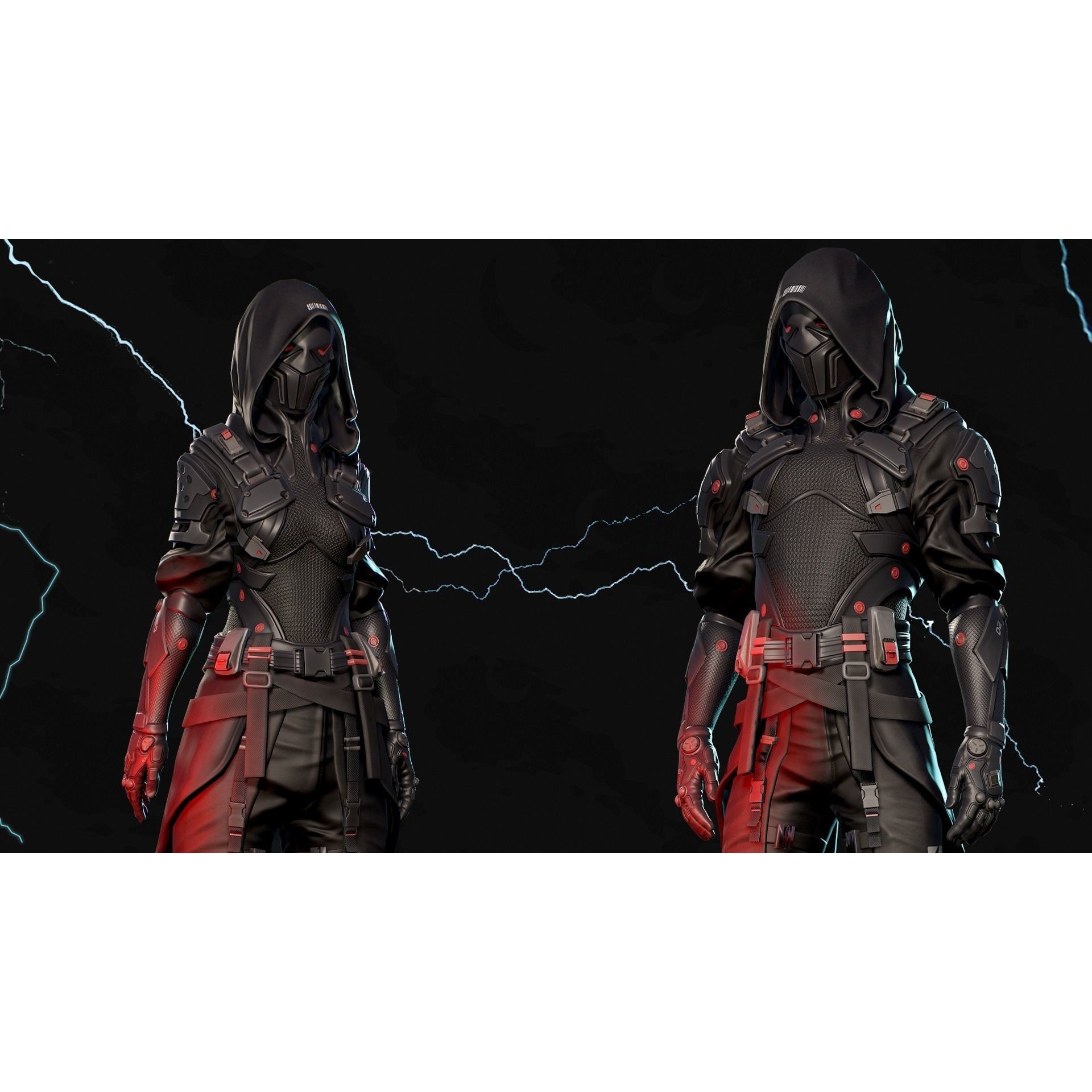 Stellar Rogue - Low-Poly Game-Ready 3D Model - View 3