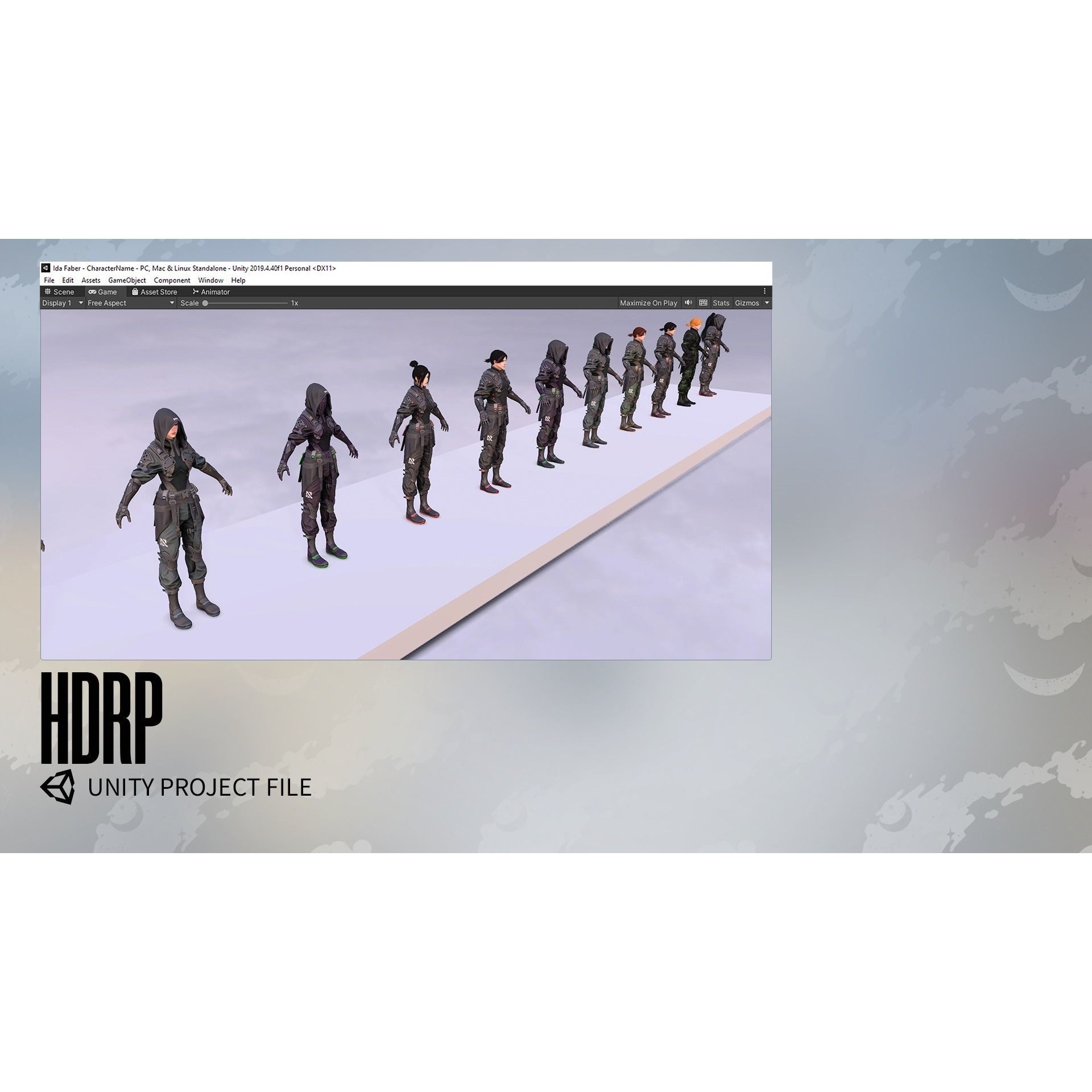 Stellar Rogue - Low-Poly Game-Ready 3D Model - View 32