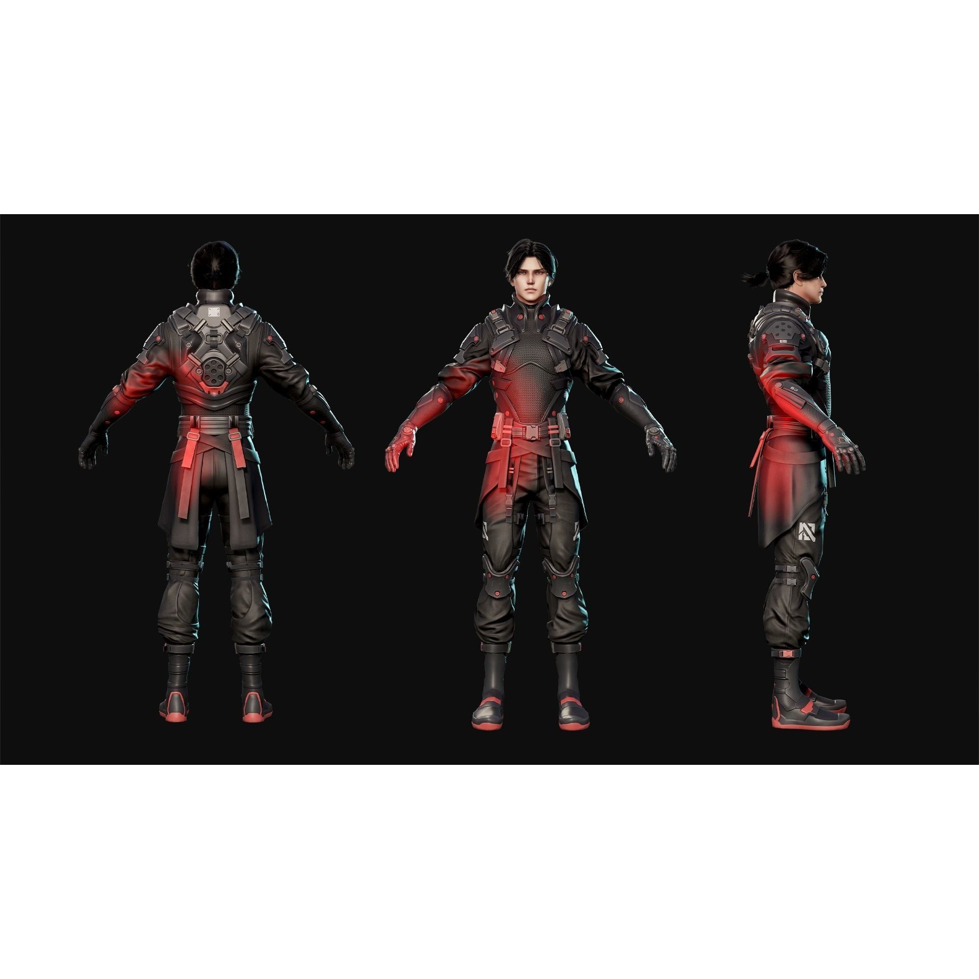 Stellar Rogue - Low-Poly Game-Ready 3D Model - View 33