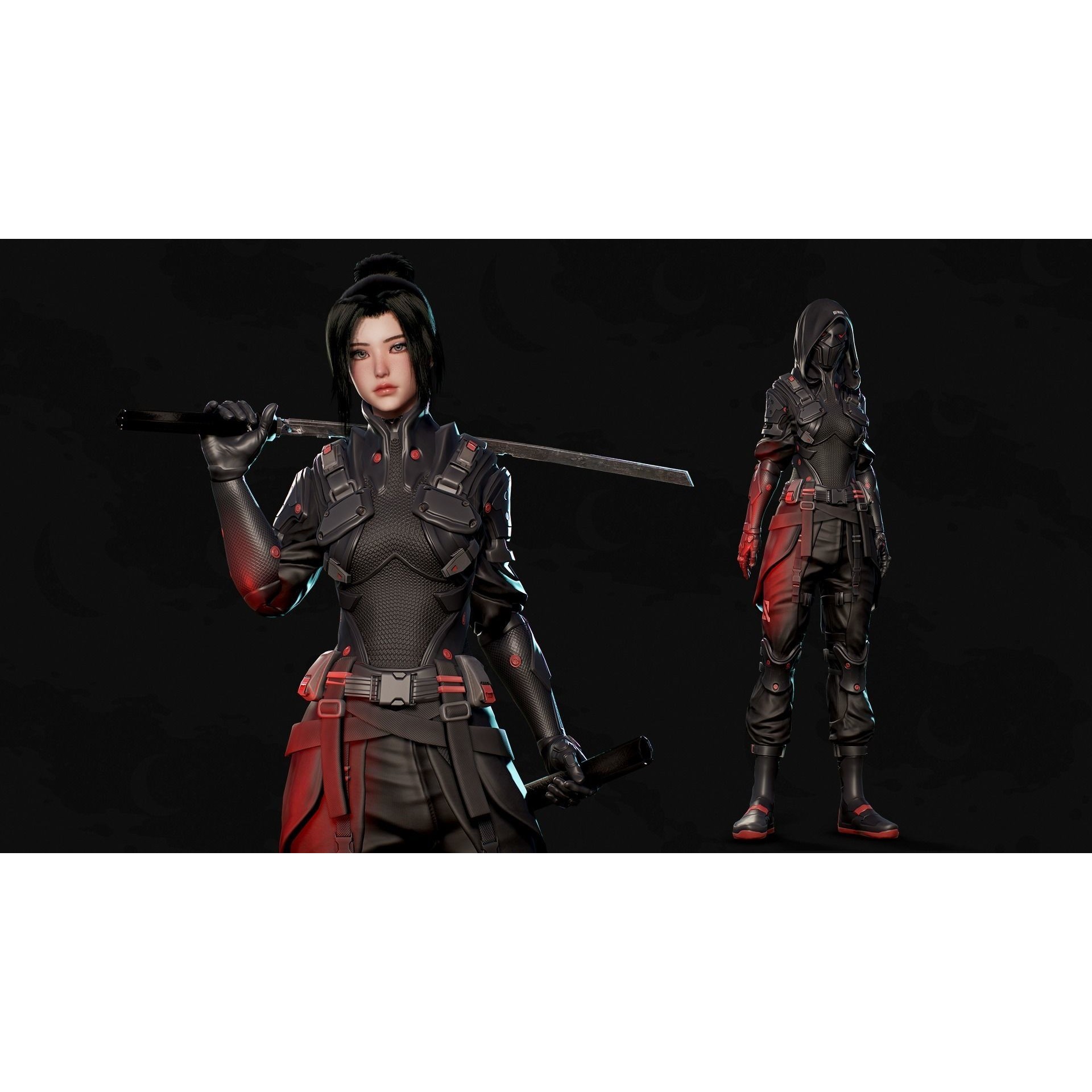 Stellar Rogue - Low-Poly Game-Ready 3D Model - View 5