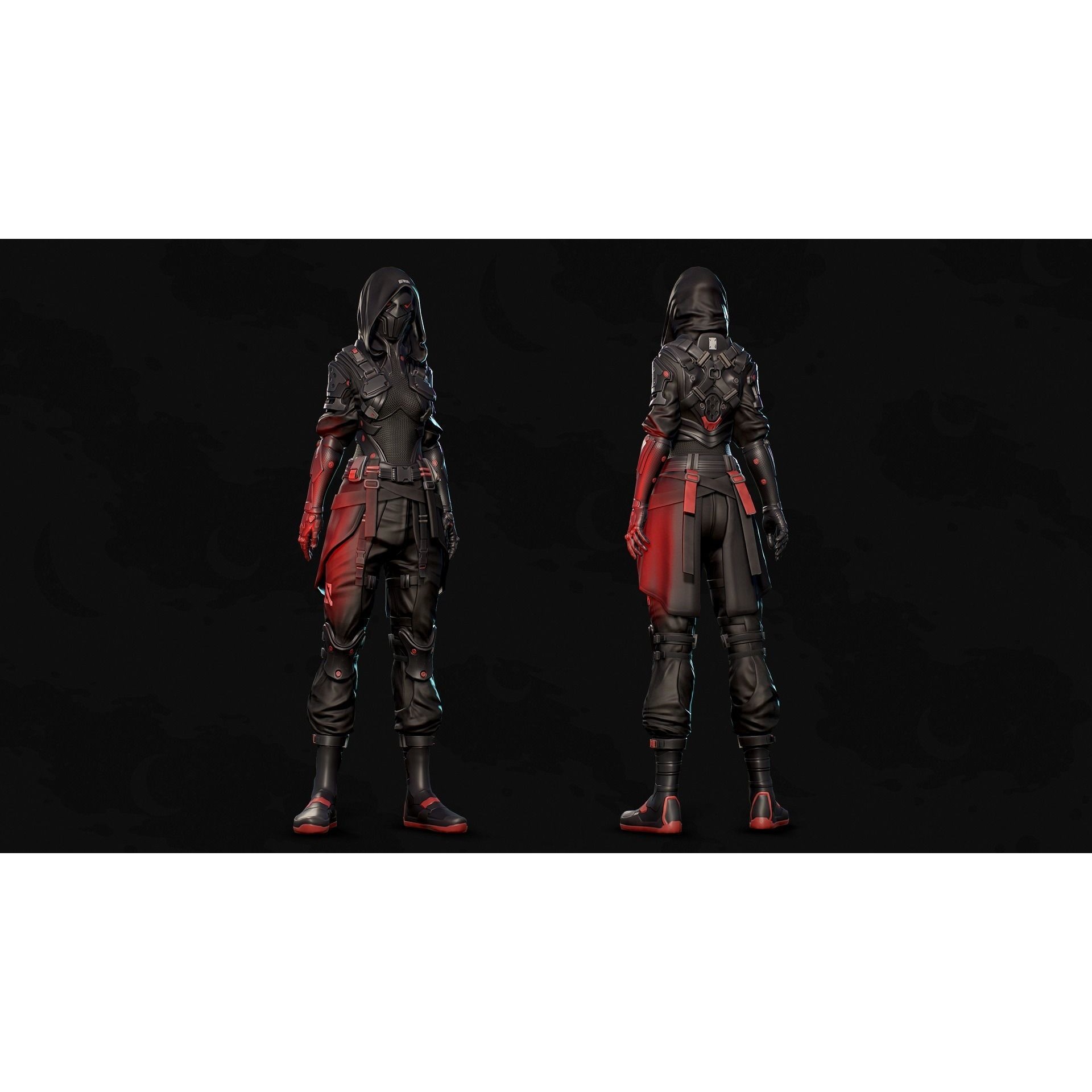 Stellar Rogue - Low-Poly Game-Ready 3D Model - View 6