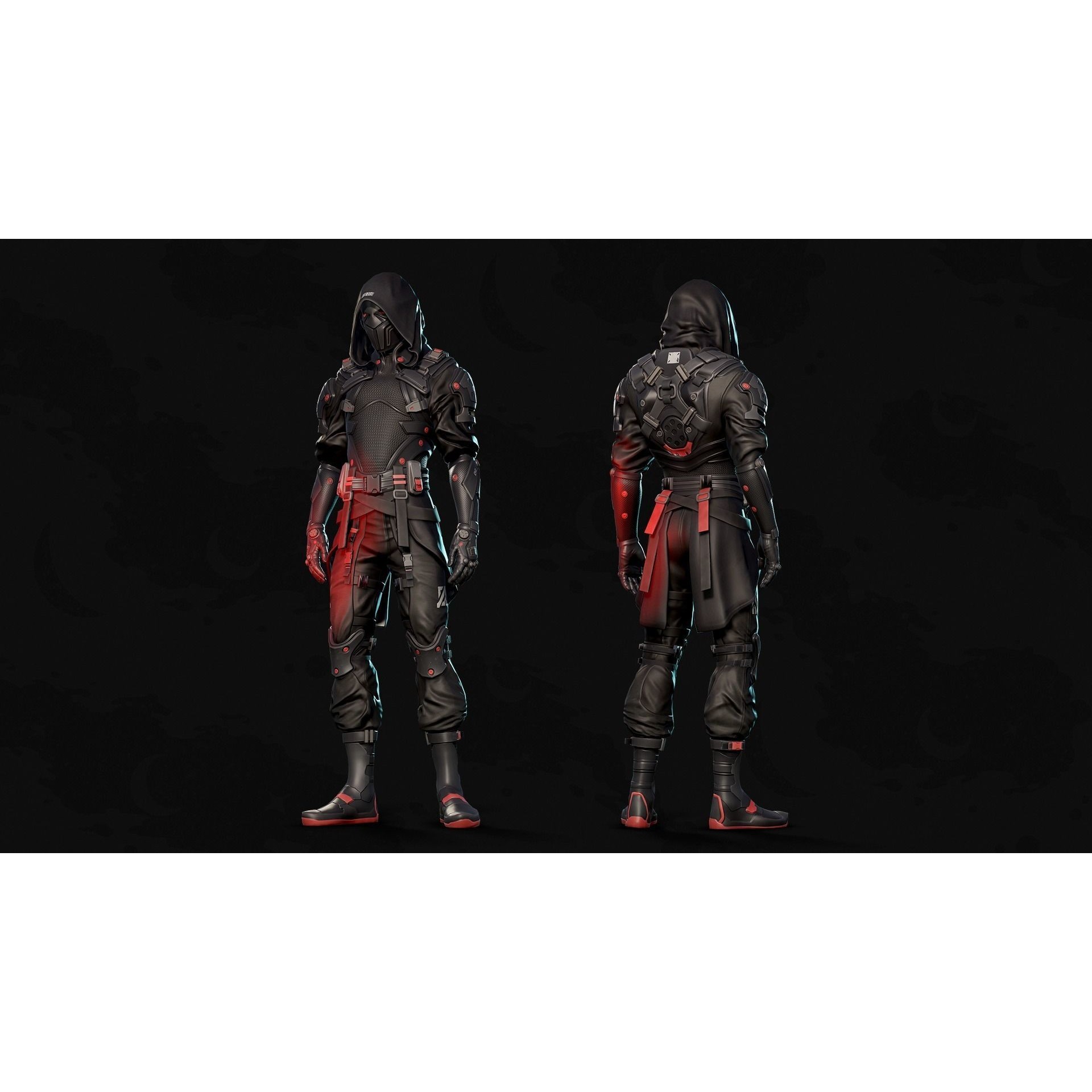 Stellar Rogue - Low-Poly Game-Ready 3D Model - View 7