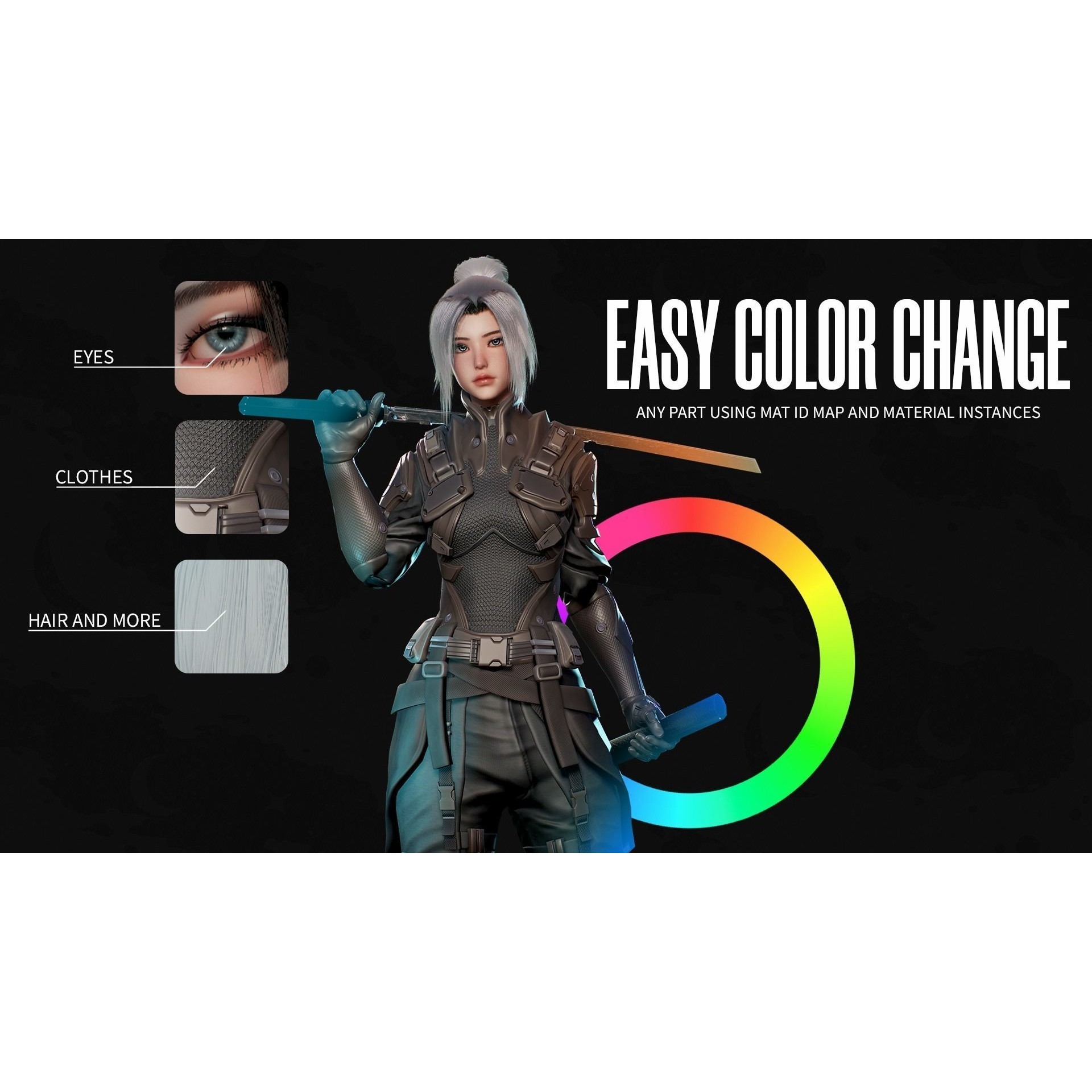 Stellar Rogue - Low-Poly Game-Ready 3D Model - View 8