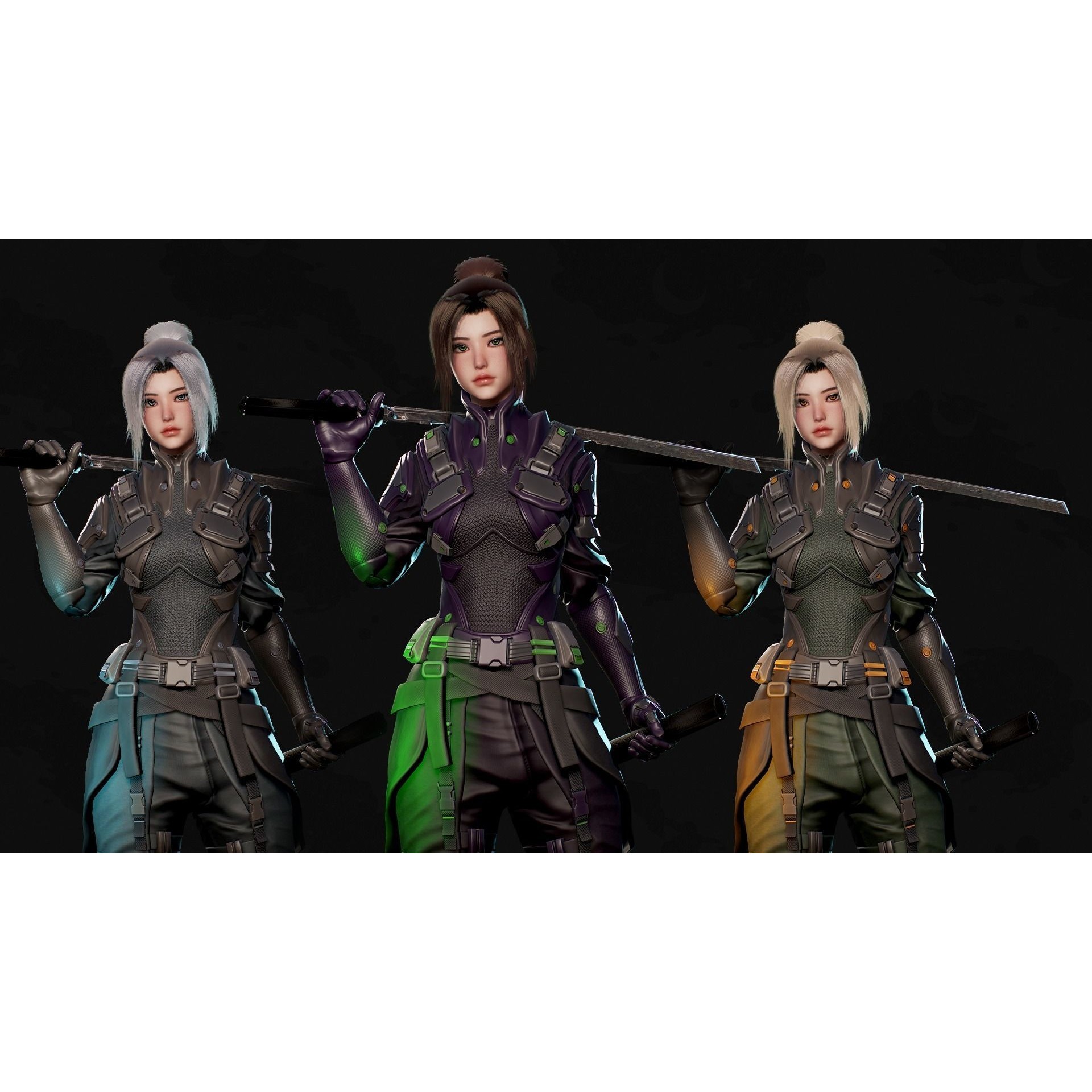 Stellar Rogue - Low-Poly Game-Ready 3D Model - View 9