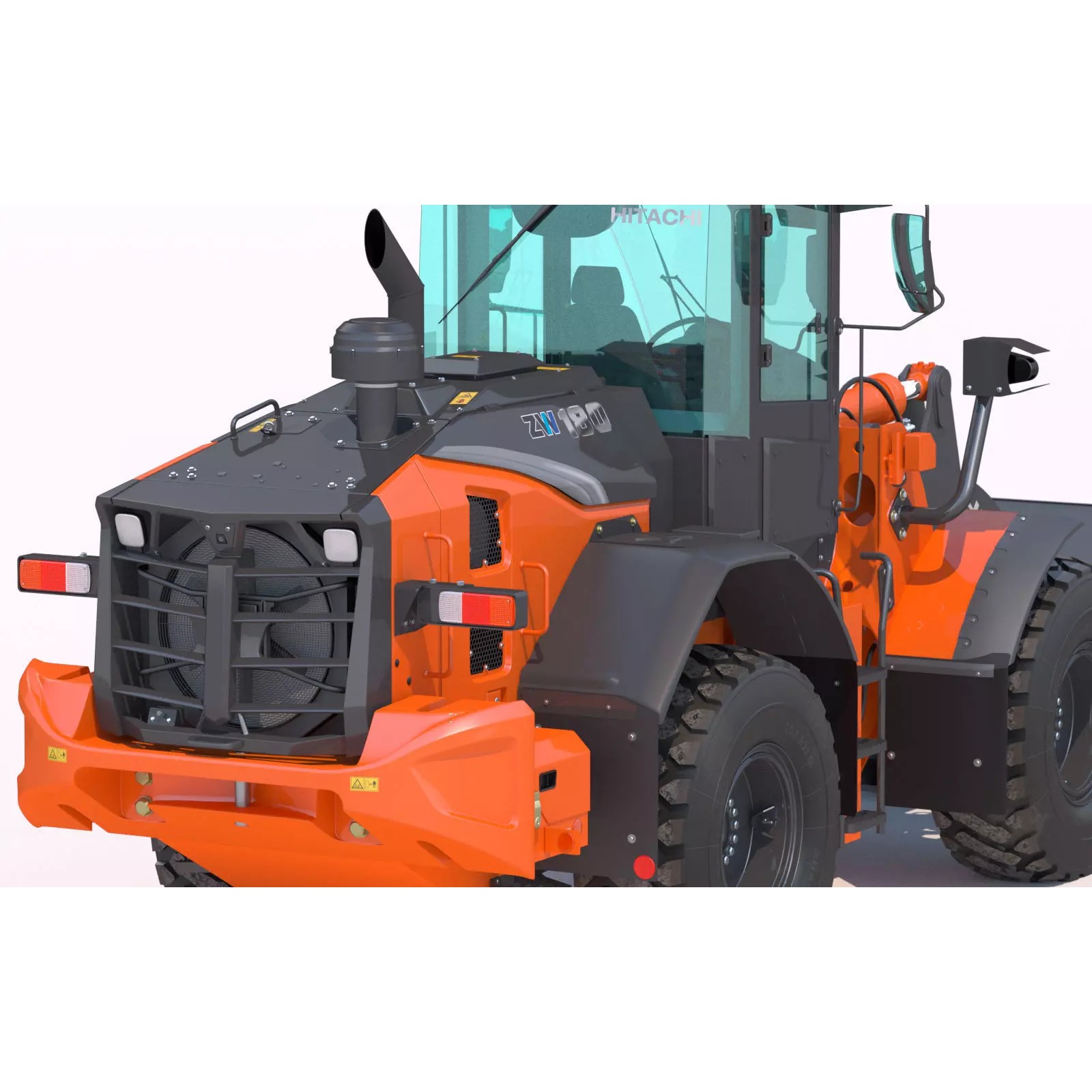 Hitachi ZW180-7 - Game-Ready 3D Model - View 15