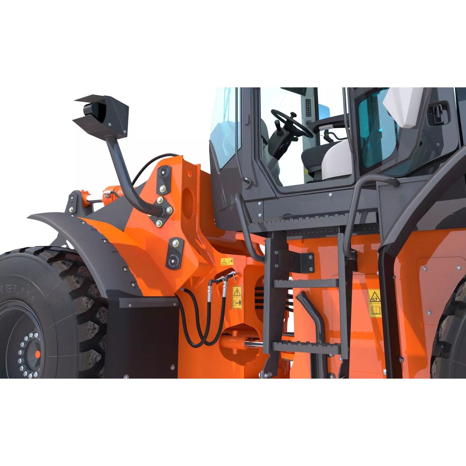 Hitachi ZW180-7 - Game-Ready 3D Model - View 18