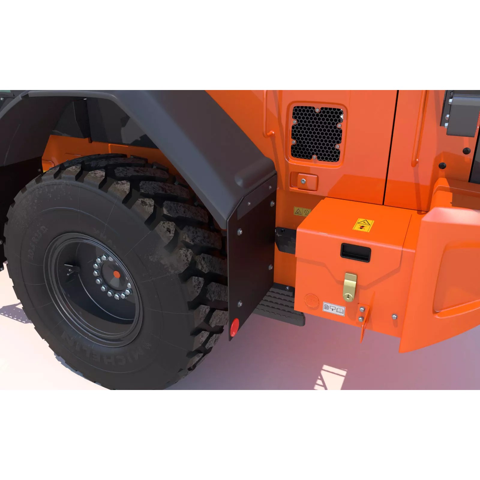 Hitachi ZW180-7 - Game-Ready 3D Model - View 19