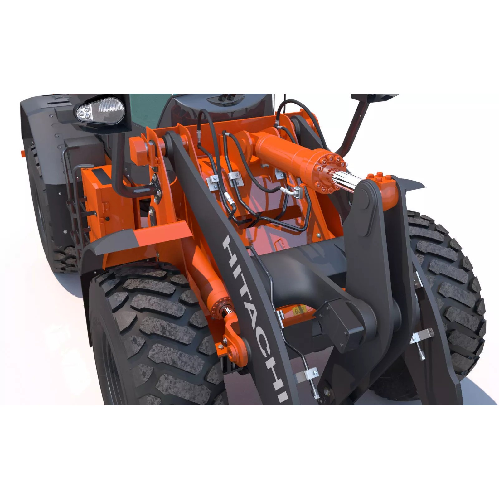 Hitachi ZW180-7 - Game-Ready 3D Model - View 21