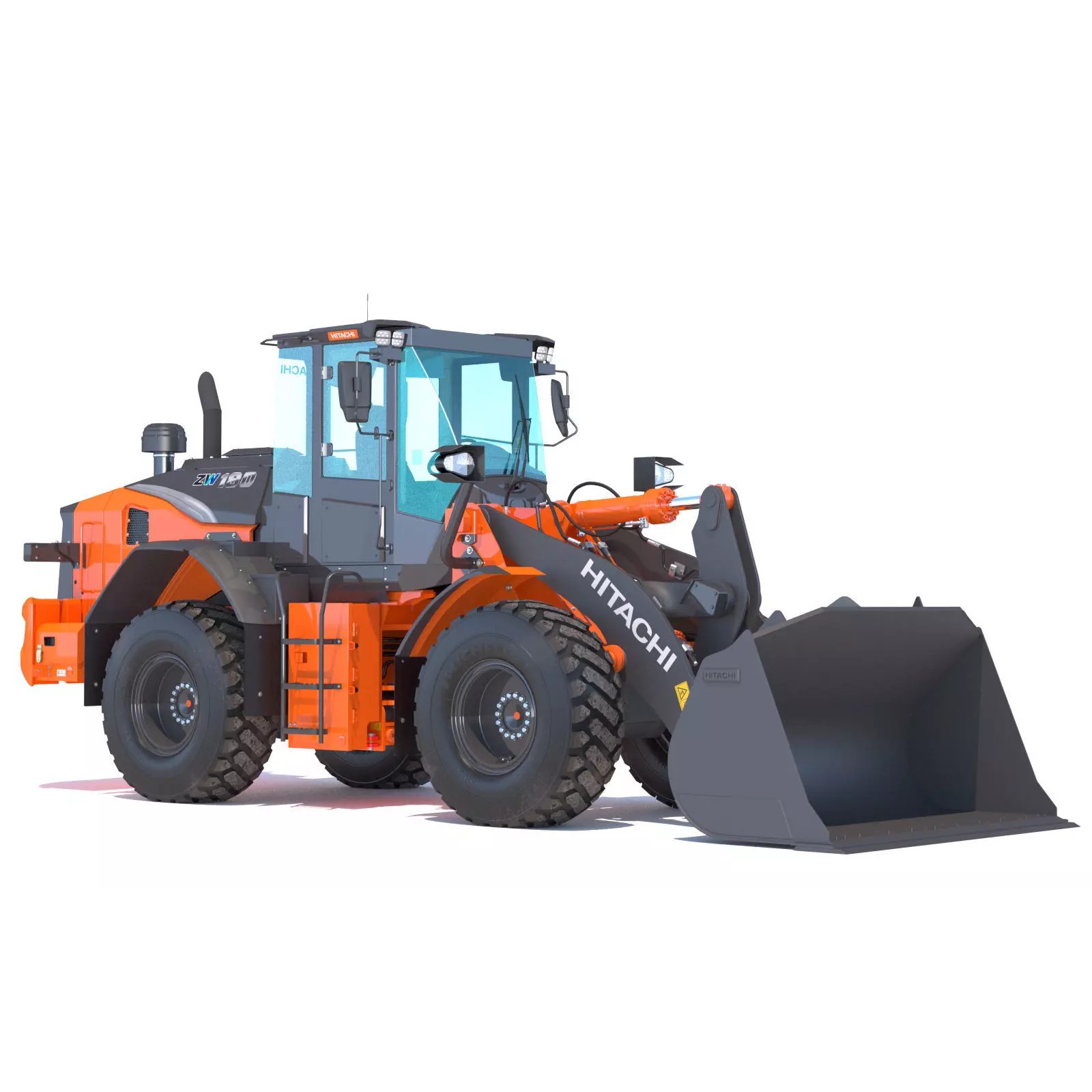 Hitachi ZW180-7 - Game-Ready 3D Model - View 3