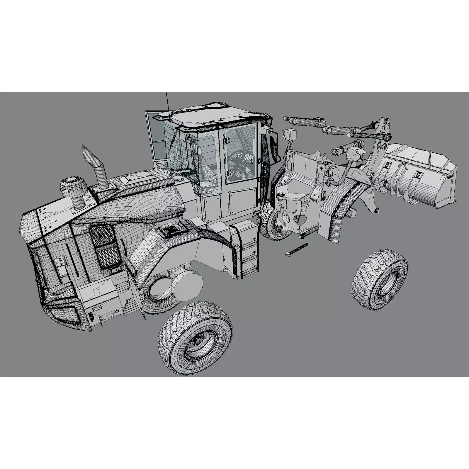 Hitachi ZW180-7 - Game-Ready 3D Model - View 31