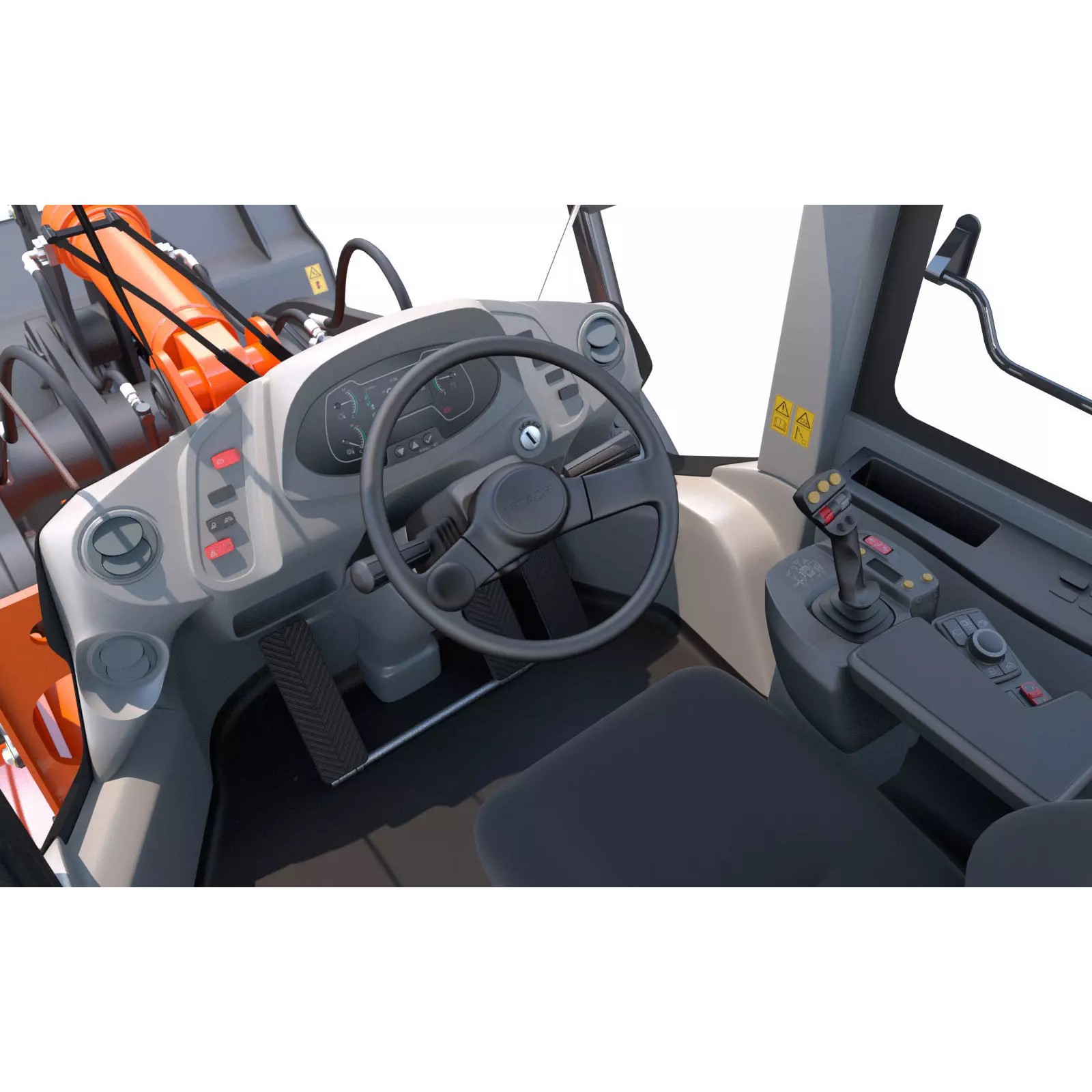 Hitachi ZW180-7 - Game-Ready 3D Model - View 6