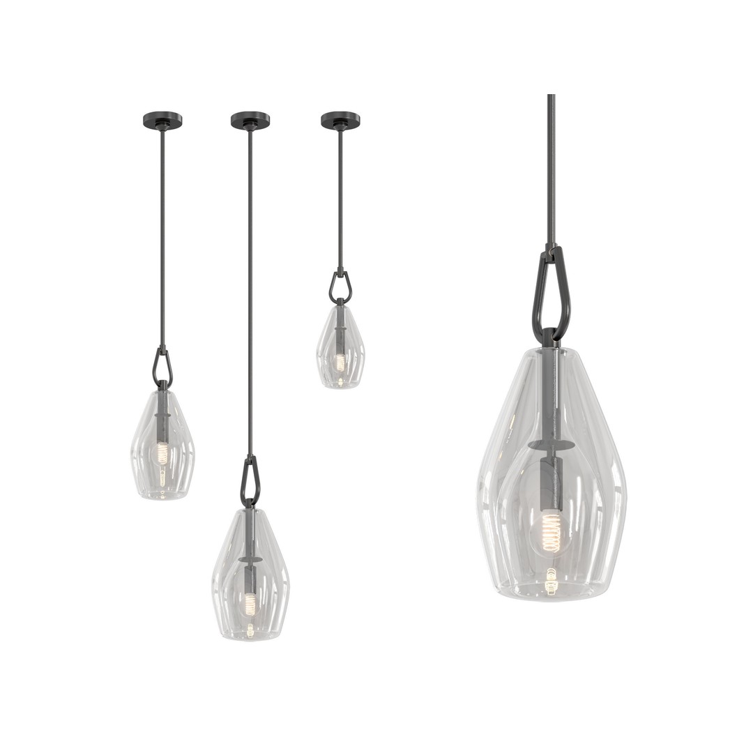 RH Botanist Flute Pendant 3D Model – Elegant Lighting Fixture, FBX/OBJ - View 7