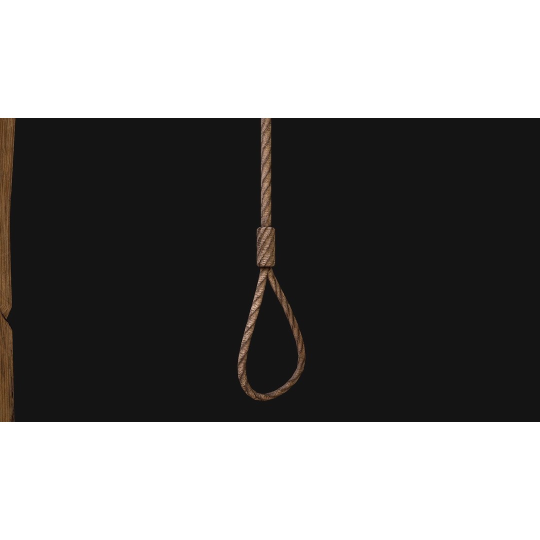 Medieval Gallows Torture 3D Model – Low Poly Game Asset, FBX - View 19