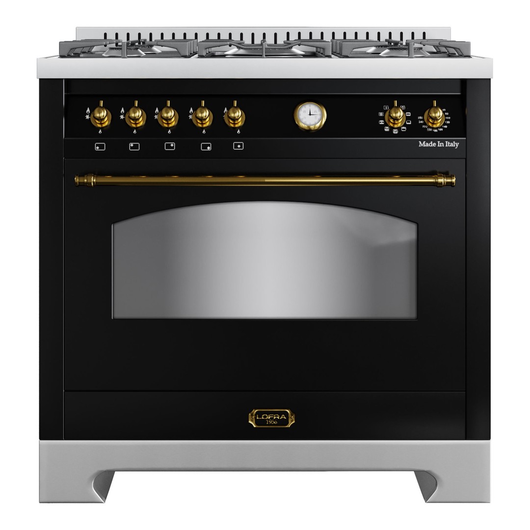 Lofra Kitchen Appliances 3D Model – Classic Luxury Style, FBX & OBJ - View 4